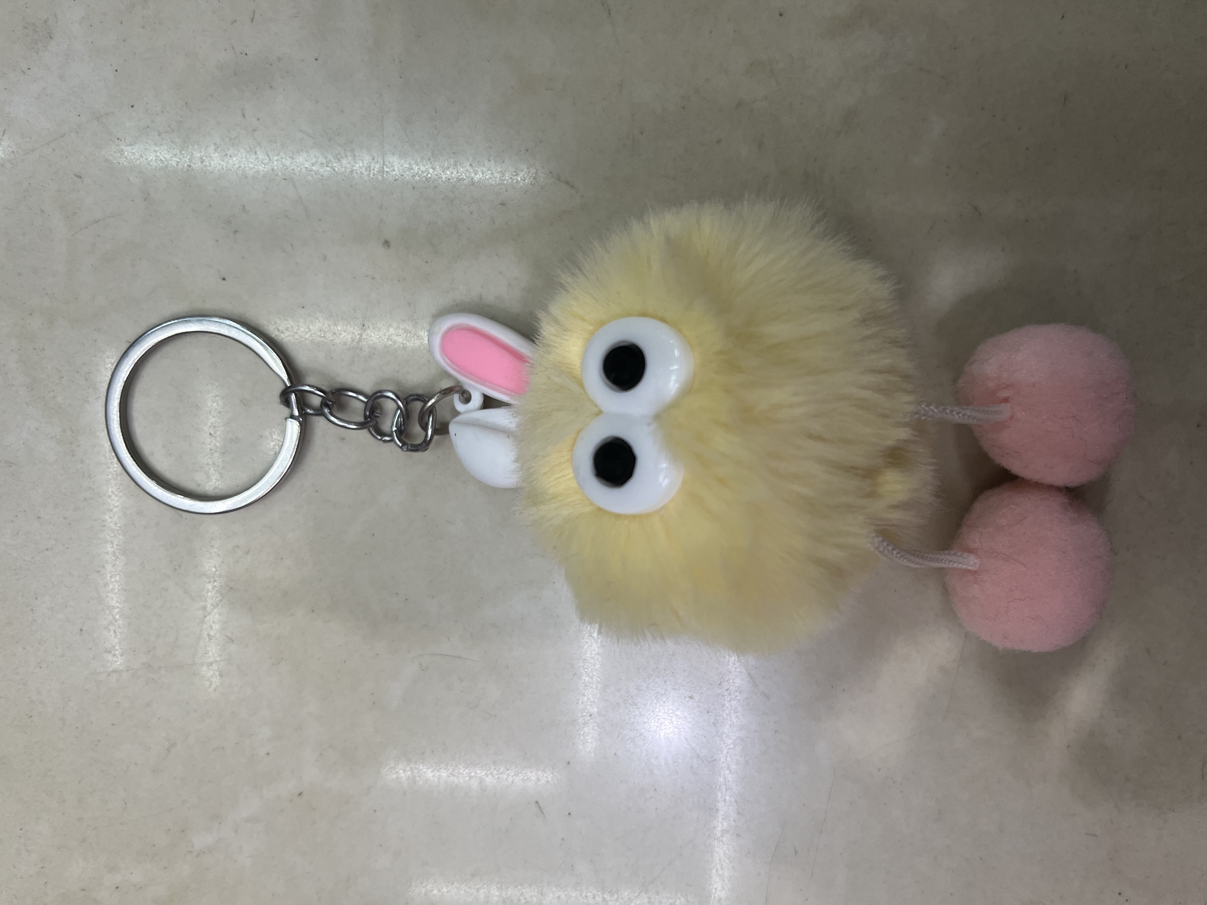 2024新款可爱女士钥匙扣防锈耐用 时尚潮流钥匙挂件毛绒挂件包包挂件详情图9