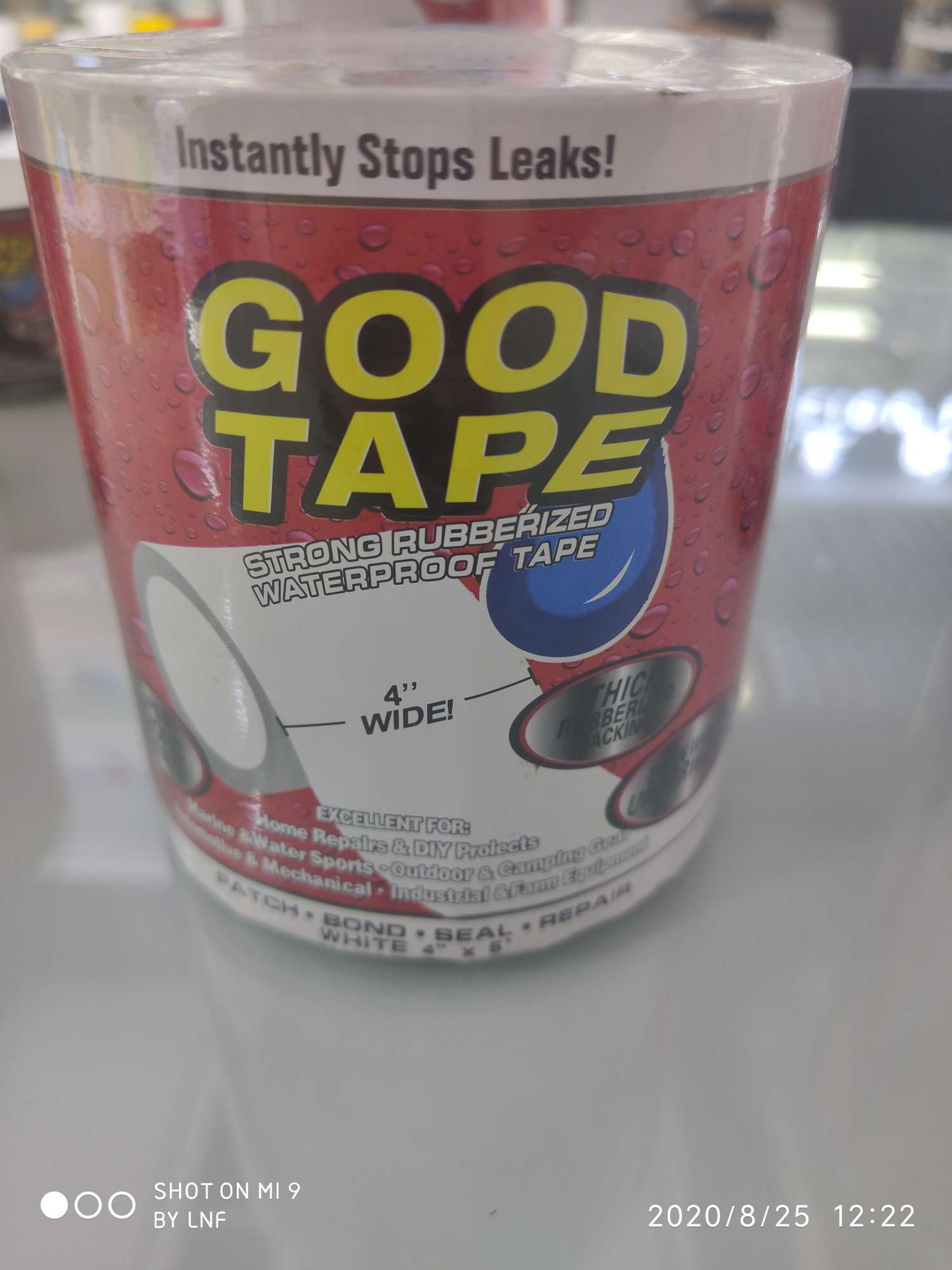 Leak-stopping adhesive: 1.5m*100mm white Specification image