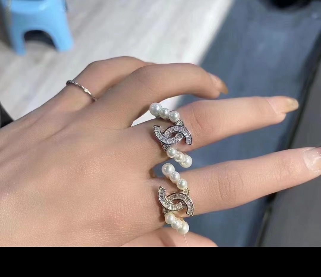Pearl ring women's spring and autumn Korean version thumbnail