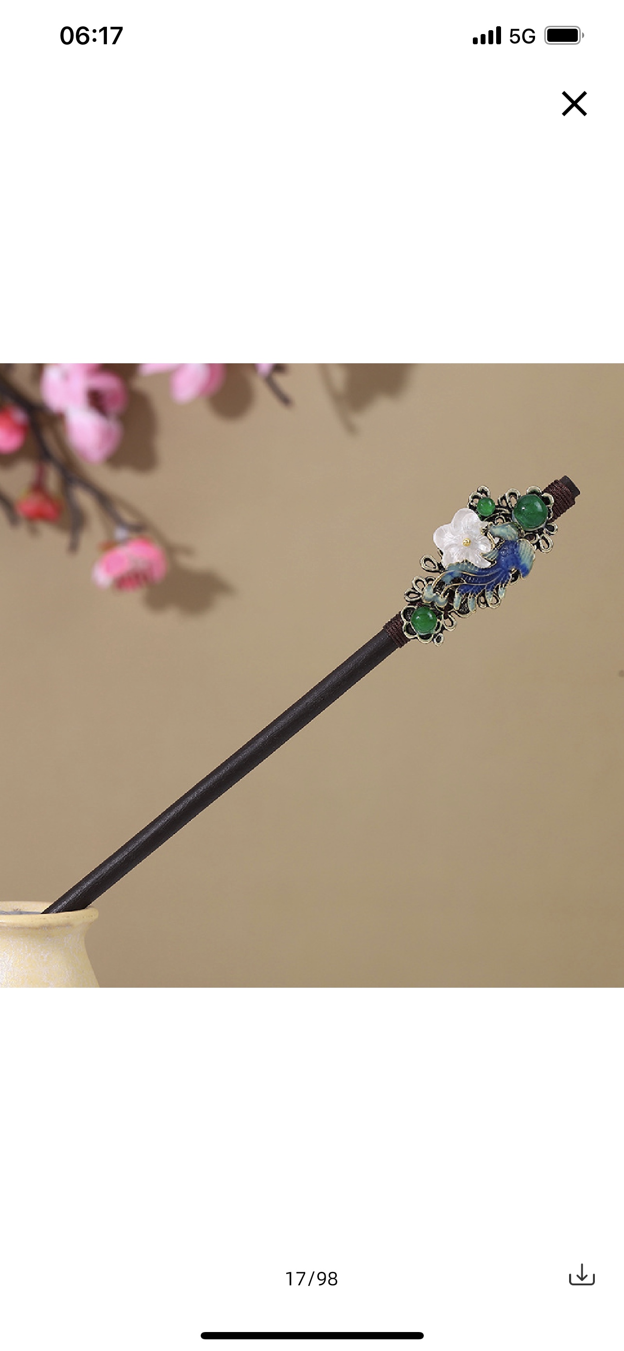 儿童假发玩具簪子女夏天简约电话发绳 古装头饰品 温馨可爱时尚发饰 夏日清凉潮流新款簪子女夏天简约详情图4