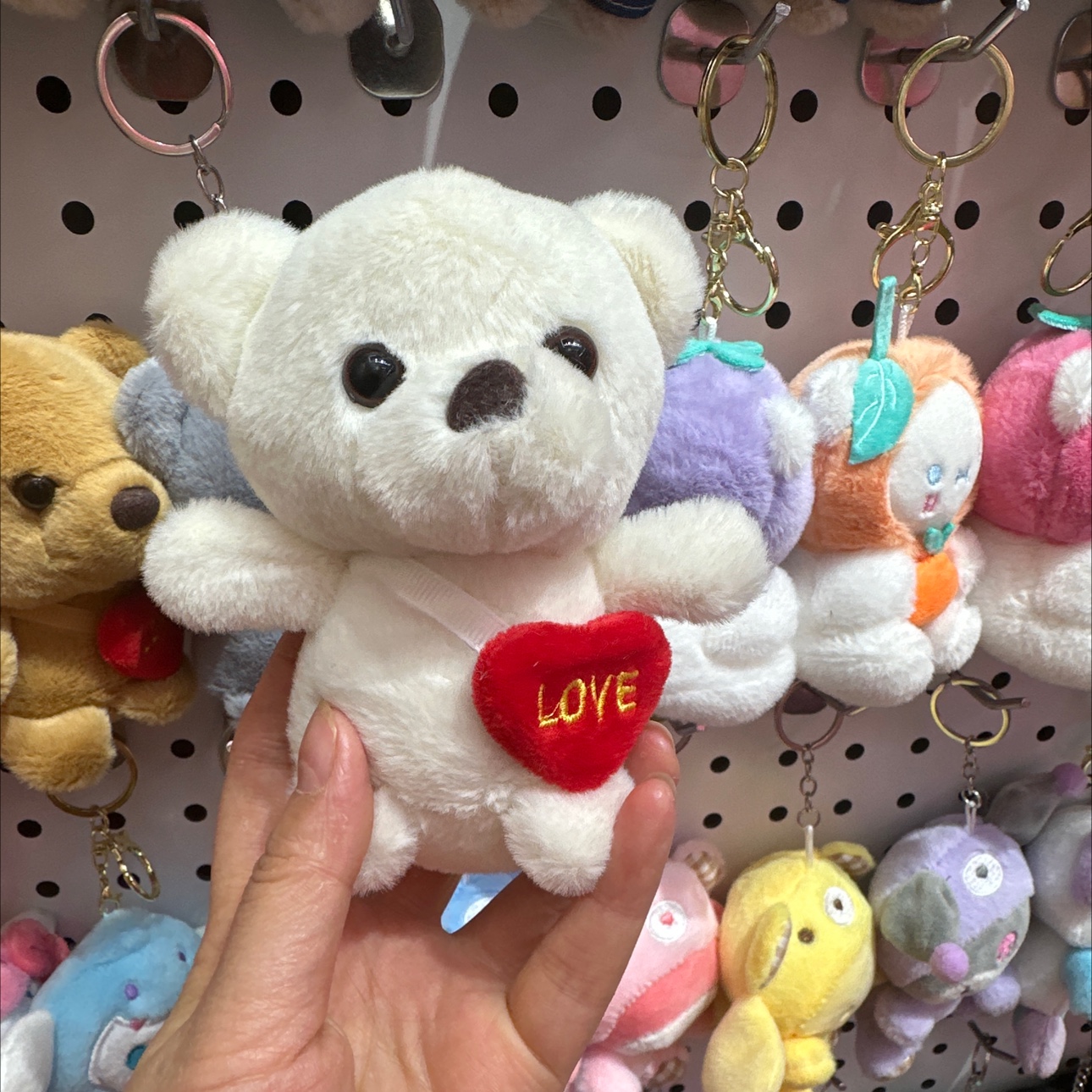 毛绒玩具钥匙扣
