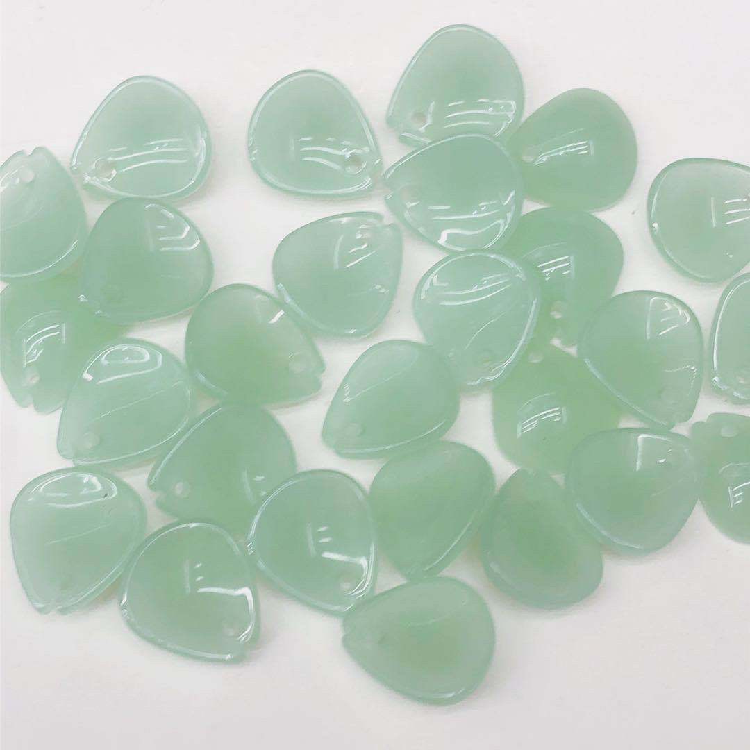 厚秀水晶国产琉璃配件复古小圆梅发簪配件DIY儿童发簪流苏配件手工材料