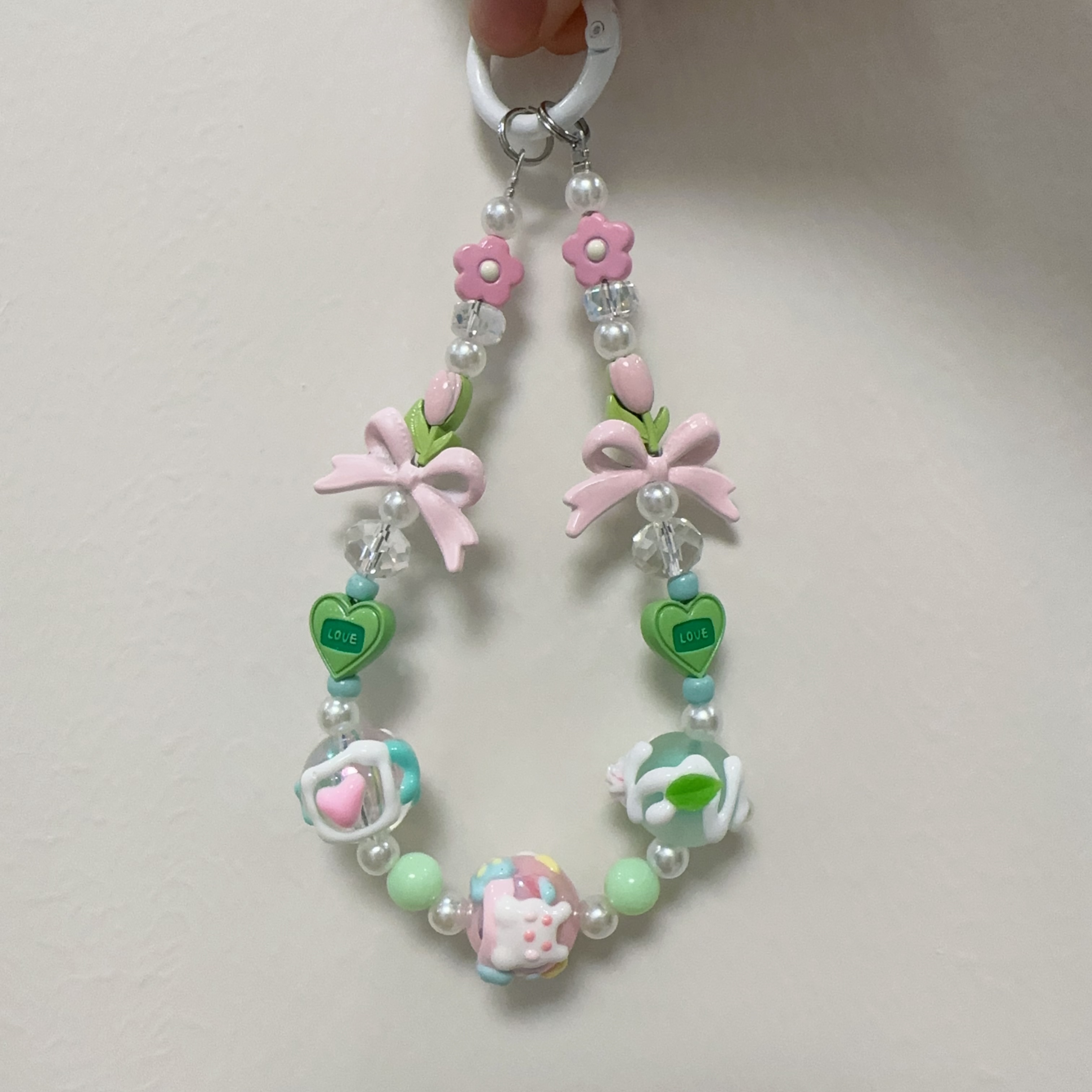 唐卡艺术手机链水貂毛球挂件 钥匙挂件时尚饰品 手机挂饰精致小巧可爱钥匙挂件手机链挂件