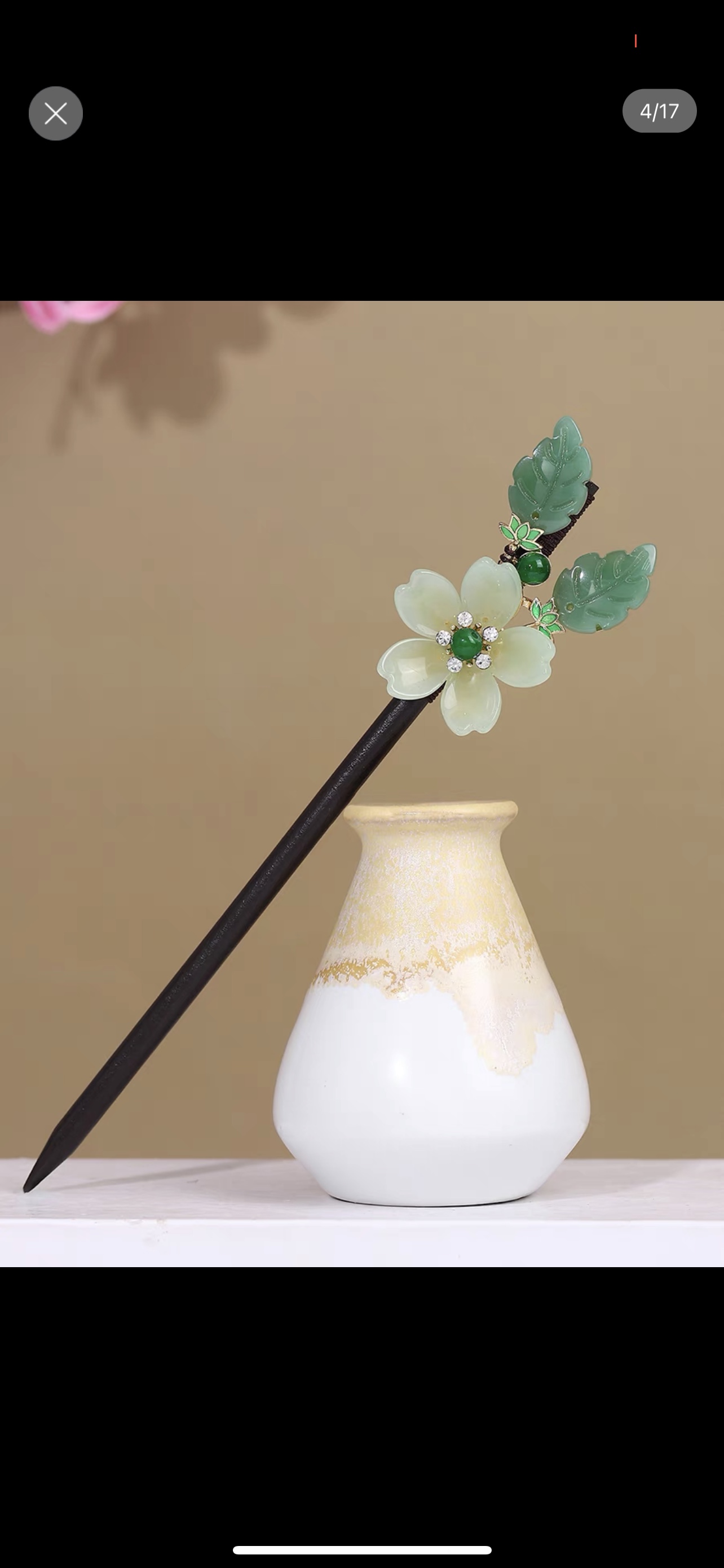 儿童假发玩具簪子女夏天简约电话发绳 古装头饰品 温馨可爱时尚发饰 夏日清凉潮流新款簪子女夏天简约细节图