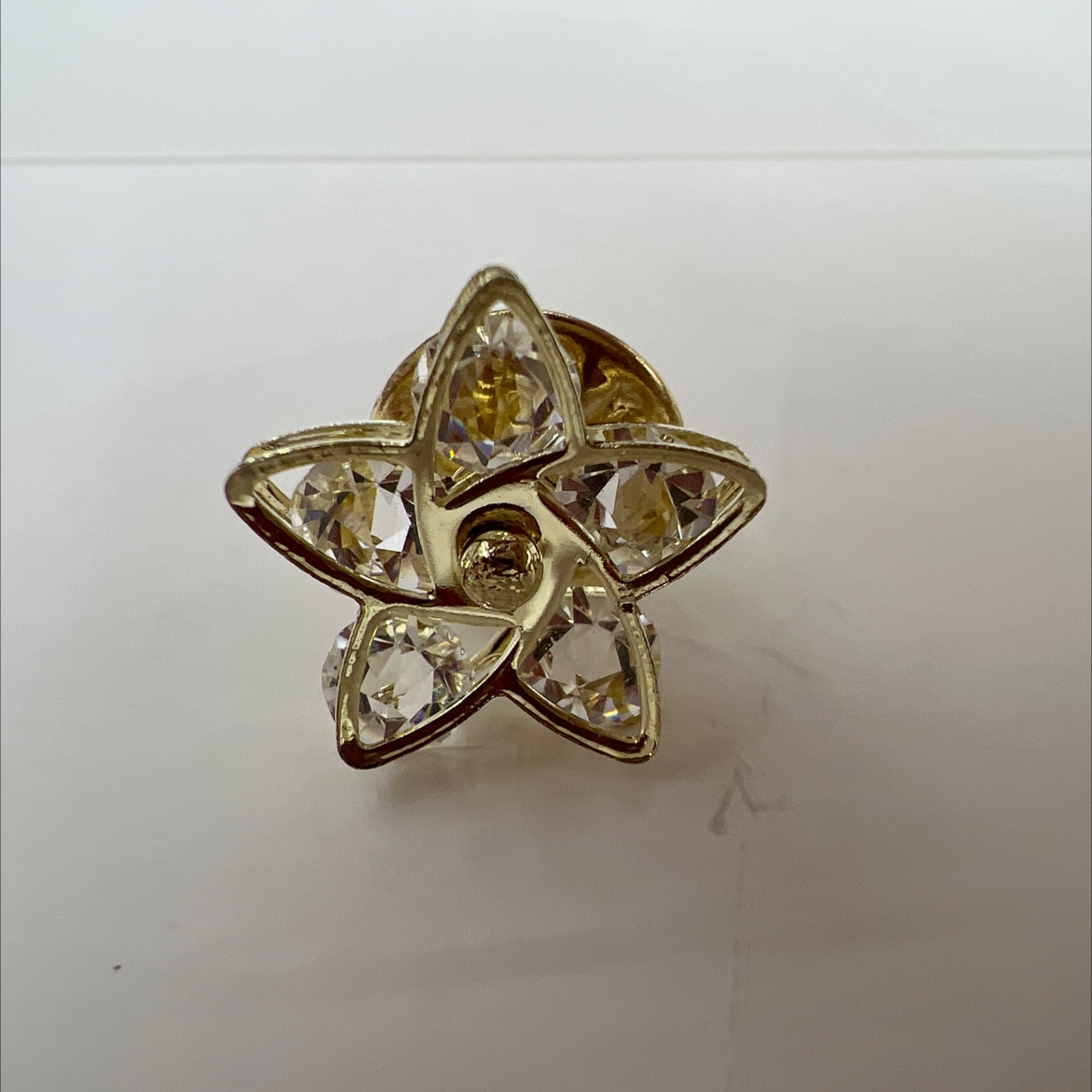 宏泰饰品水晶五角星胸针纽扣配饰女士国潮系列收腰时尚装饰别针潮流2024新款