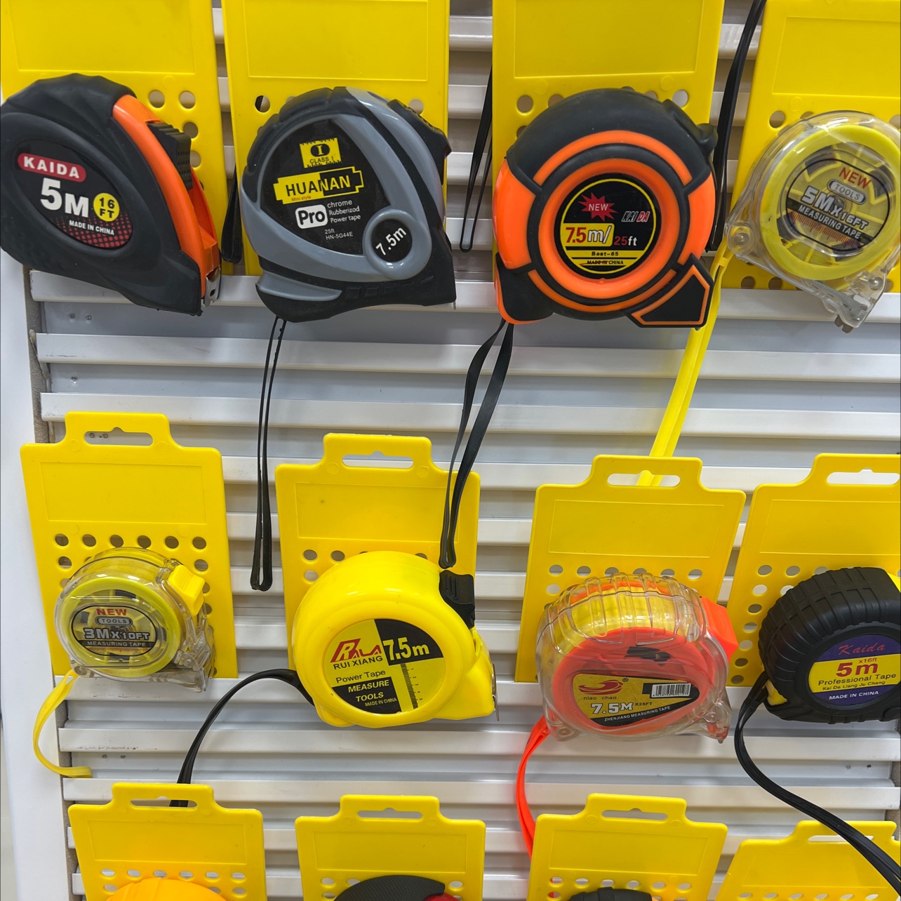 拓森专业工具 钢卷尺皮尺二合一 卷尺测量工具 高精度耐用便携卷尺钢卷尺