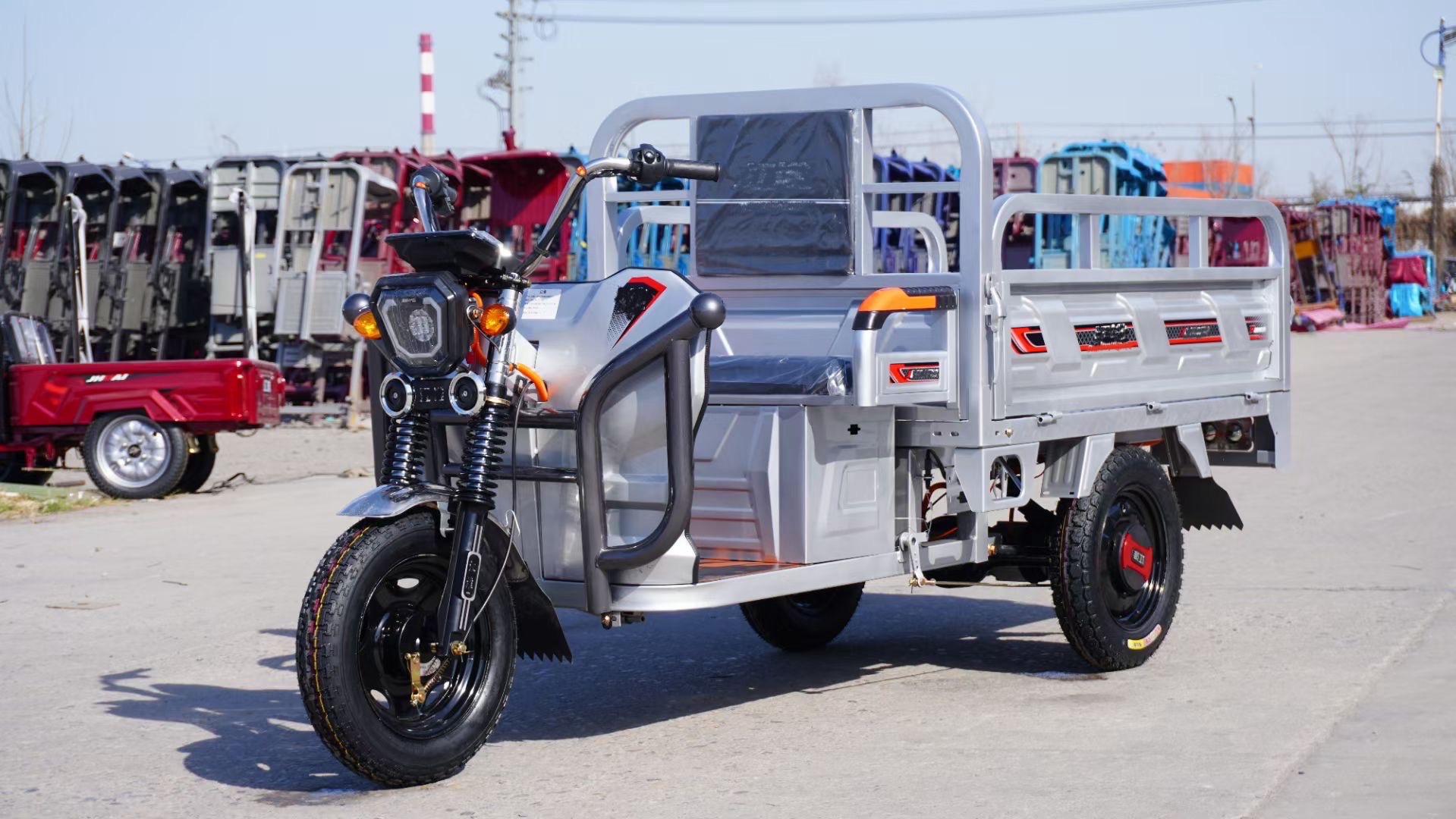 1.5-meter B electric tricycle, heavy-duty net, for transporting goods, setting up stalls, popular electric tricycle for the elderly, electric vehicle, electric vehicle battery, Super Wei battery electric tricycle detail image 4