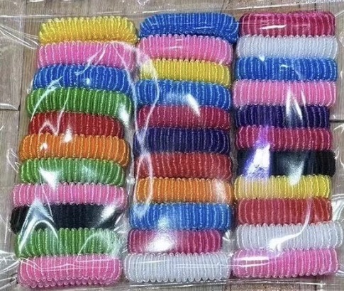 饰品头饰毛巾圈时尚女士大肠发圈 头绳皮筋套装 韩版简约发饰发圈耐用不伤发高弹力大肠圈详情图3