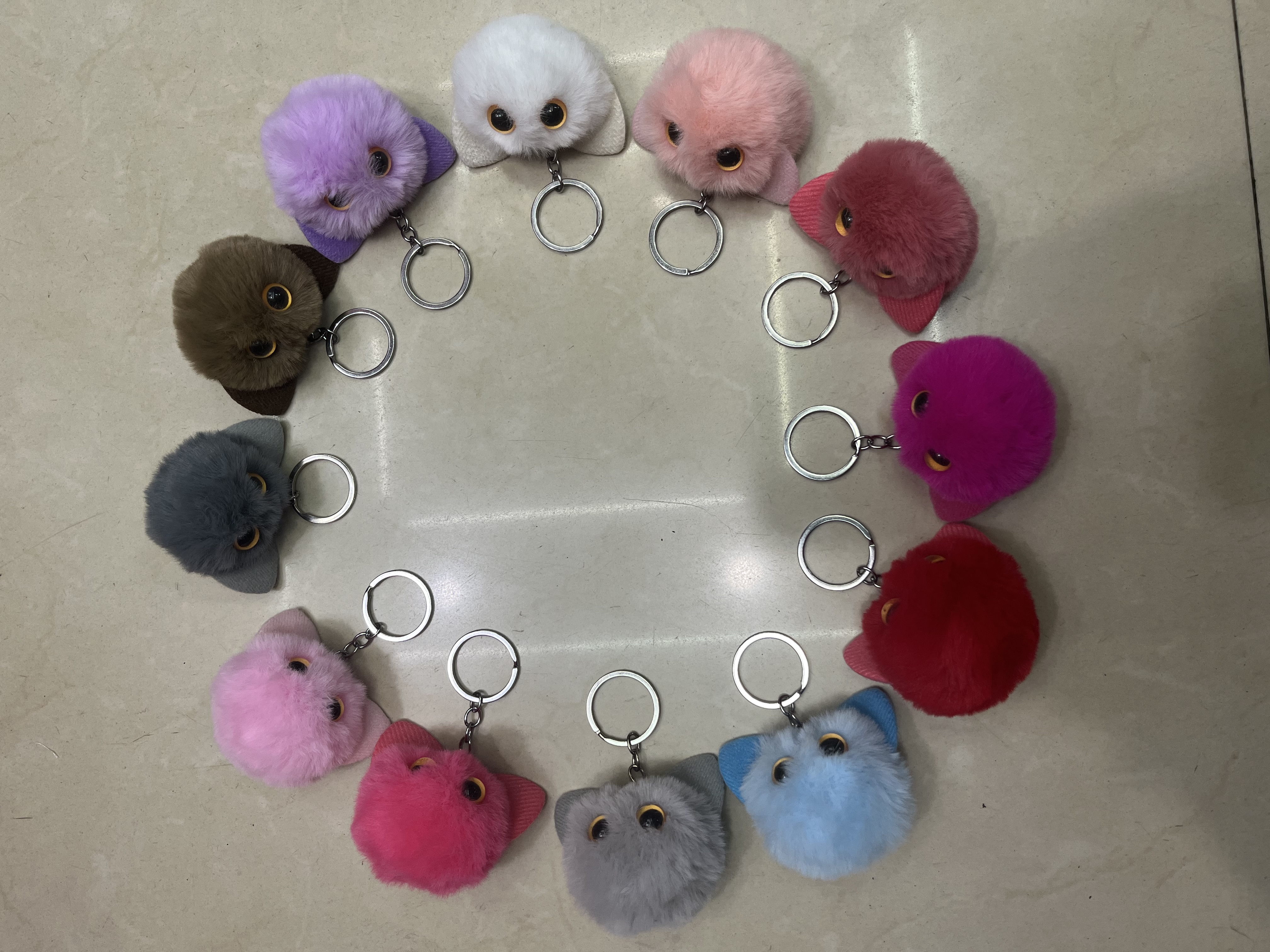 钥匙挂设计 钥匙扣挂件精美工艺 钥匙链便携实用 时尚潮流配饰包包挂件小猫挂件