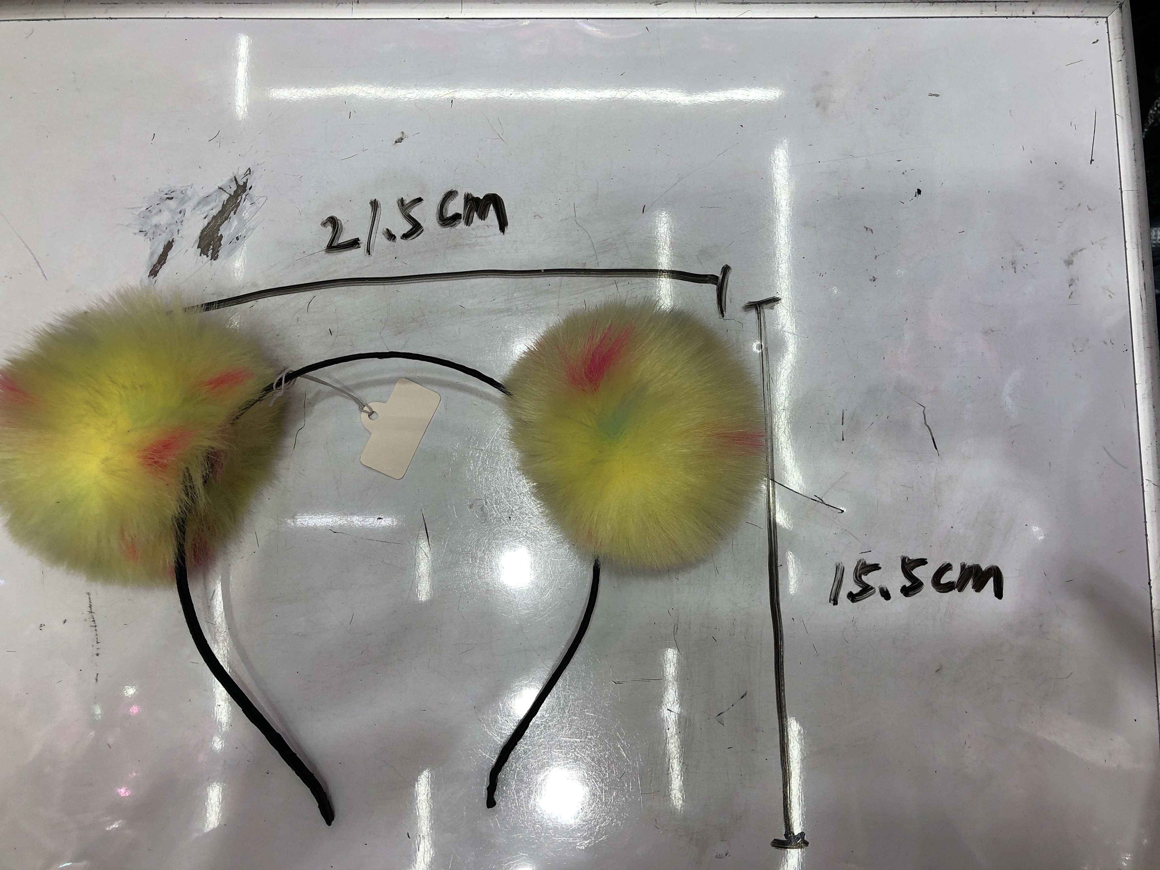 小女孩专属发光发箍 塑料透明材质 羊角造型发箍 时尚可爱 夜晚亮眼抢眼头饰点子大毛球发箍毛绒发箍女孩发箍发箍女孩发箍发箍