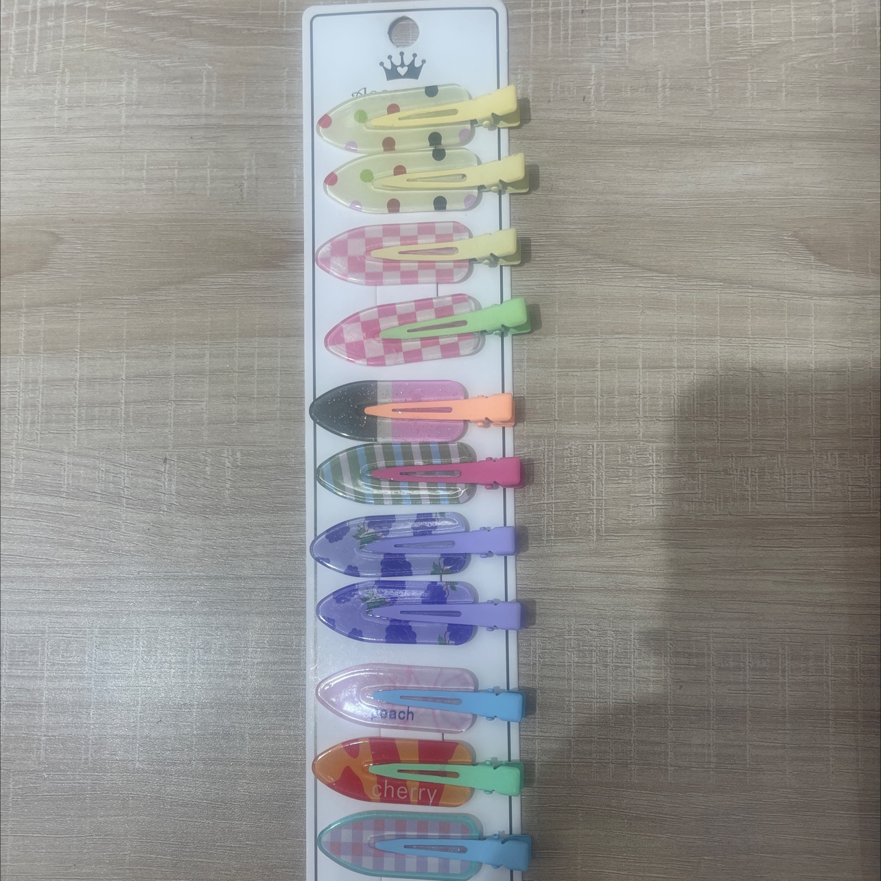 初夏超仙发卡网红梦幻醋酸无痕发夹侧边刘海夹渐变鸭嘴夹发饰头饰详情图1