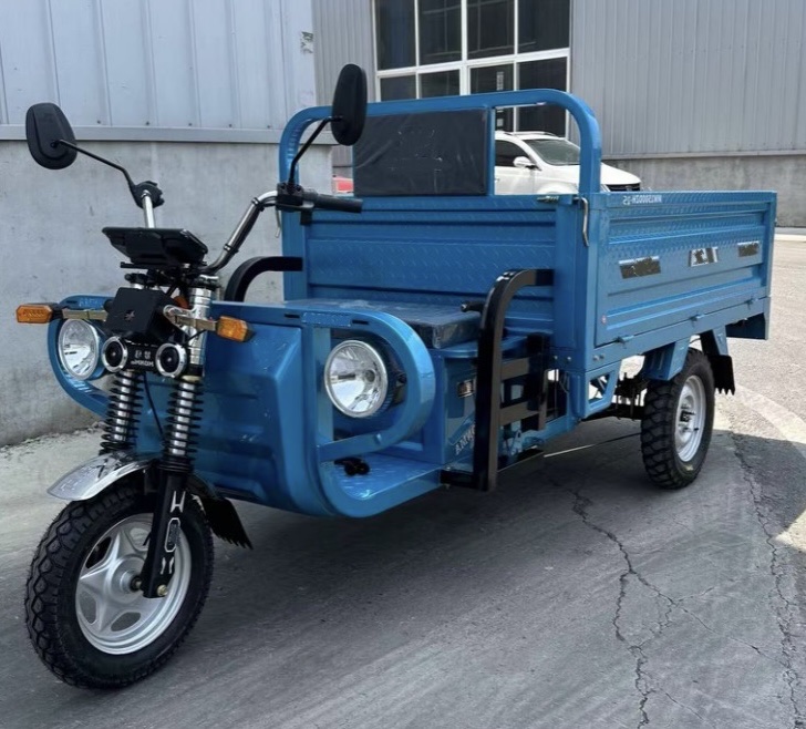 电动三轮车1.6米载重2000斤三蹦子家用农用短途运输电动车平板电动三轮货车