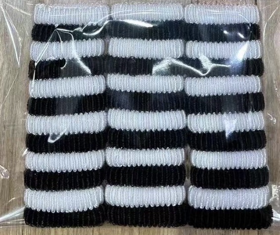 饰品头饰毛巾圈时尚女士大肠发圈 头绳皮筋套装 韩版简约发饰发圈耐用不伤发高弹力大肠圈产品图