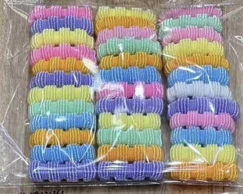 饰品头饰毛巾圈时尚女士大肠发圈 头绳皮筋套装 韩版简约发饰发圈耐用不伤发高弹力大肠圈详情图4