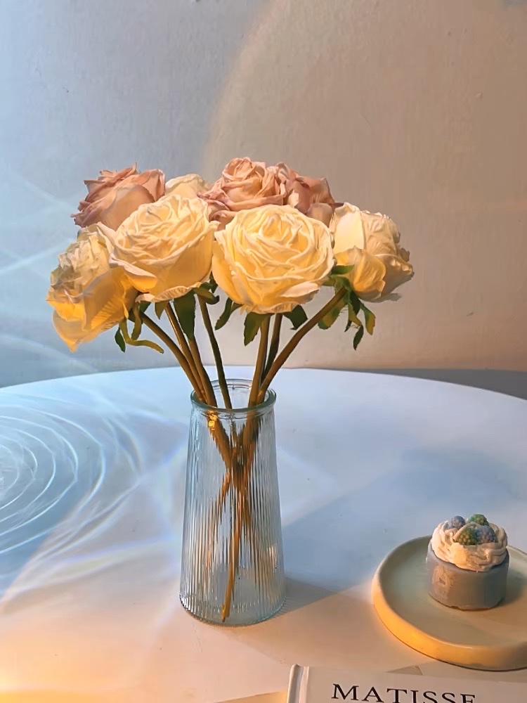 高考庆祝用品 人造花仿真花硅胶制作 美观耐用 假花仿真花束 送考场                           