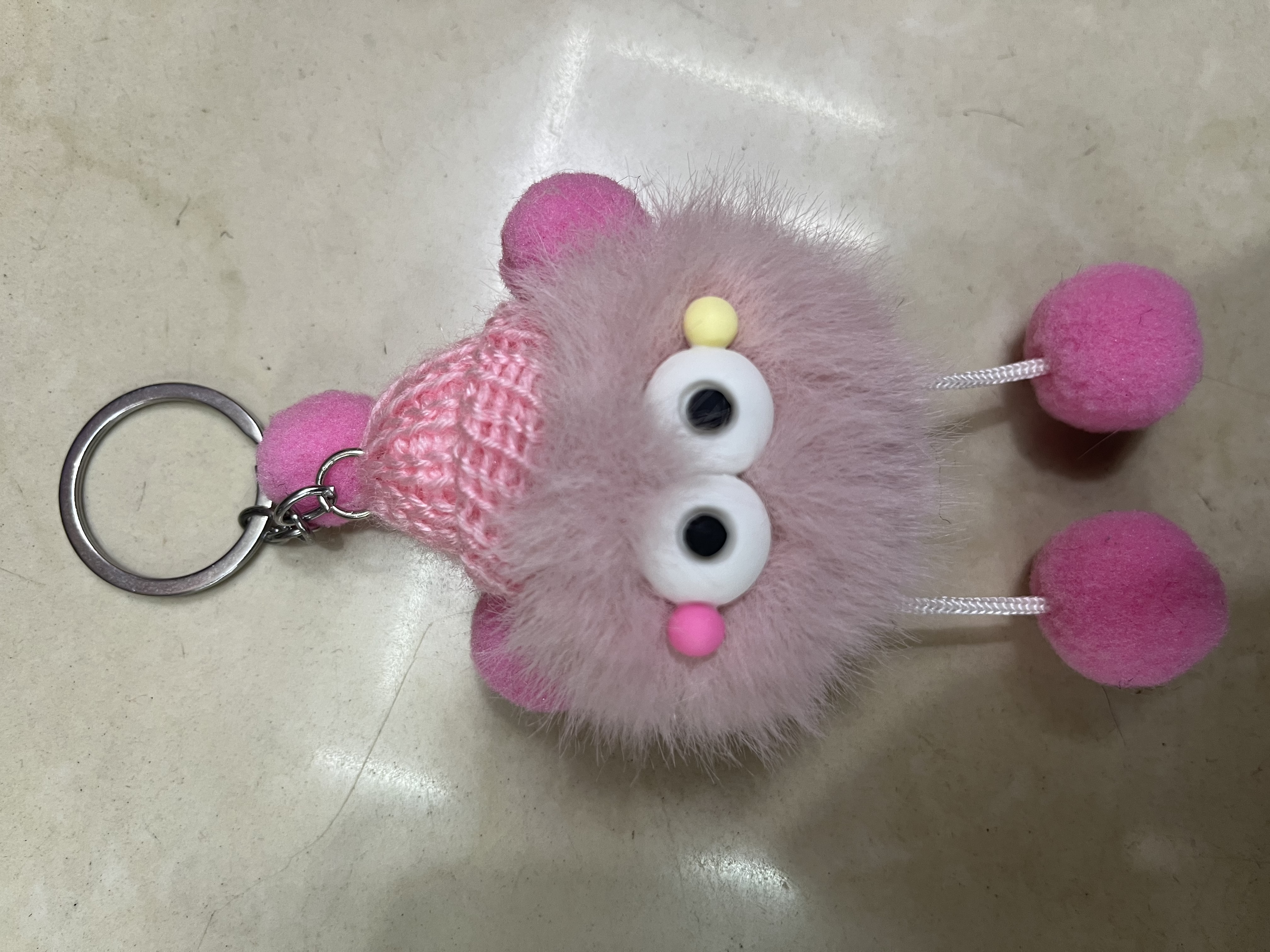 钥匙挂设计 独特钥匙扣挂件 精致钥匙链 时尚便携装饰品包包挂件毛线帽子挂件详情图9