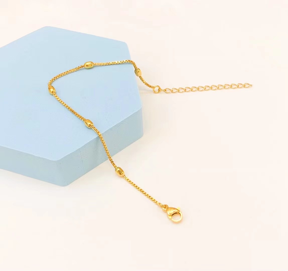 金沐首饰黄金饰品镀金手链砂金手环厂家直销流行时尚饰品详情图5