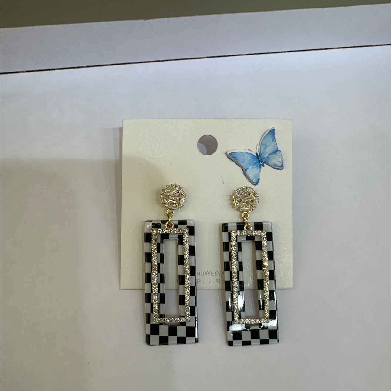 锆石耳环 高级感明星同款耳饰 独特设计饰品 女士优雅时尚耳环 精致耀眼耳饰礼品产品图