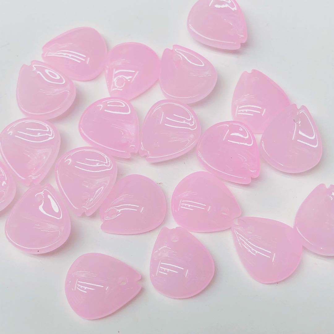 厚秀水晶国产琉璃配件复古小圆梅发簪配件DIY儿童发簪流苏配件手工材料详情图3