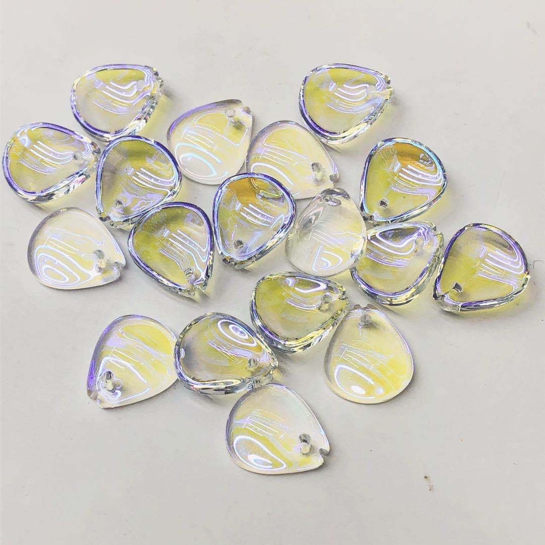 厚秀水晶国产琉璃配件复古小圆梅发簪配件DIY儿童发簪流苏配件手工材料产品图