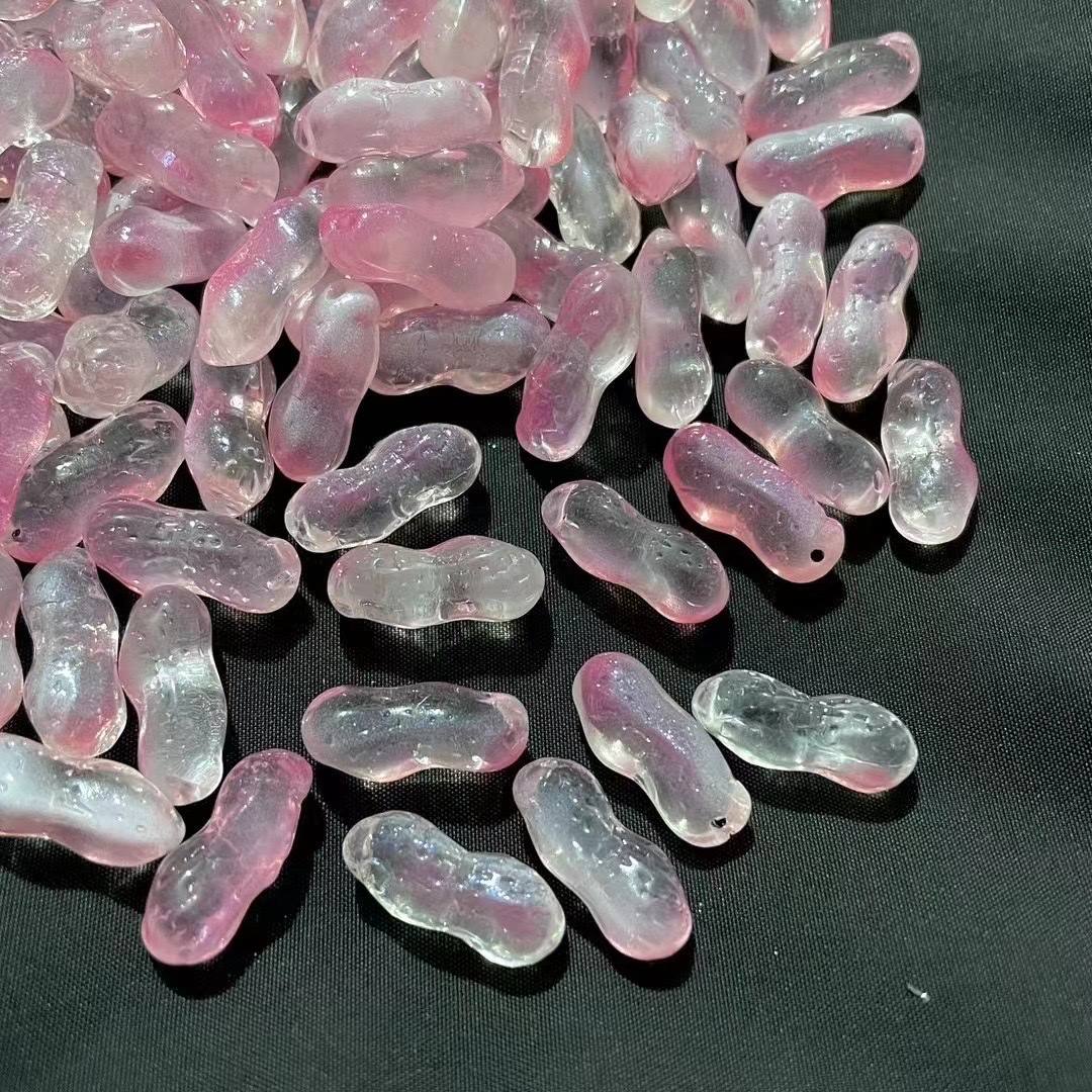 琉璃花生琉璃材料diy手工发簪手链头饰手工材料