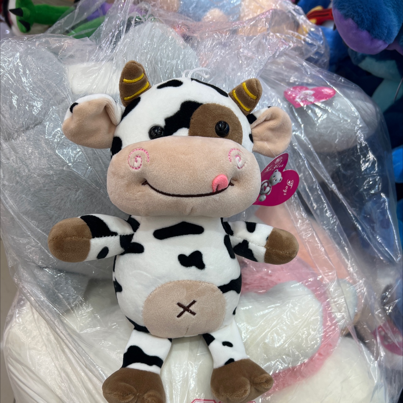 超萌毛绒玩具娃娃 玩偶公仔 适合送礼 蛋糕奶牛批发 亲肤材质安全无毒产品图