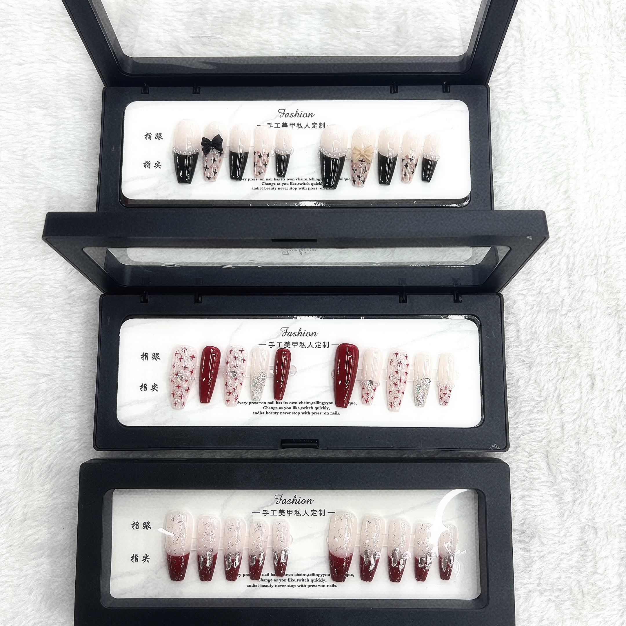 Wearable nails, handcrafted nails, and fake nails Specification image