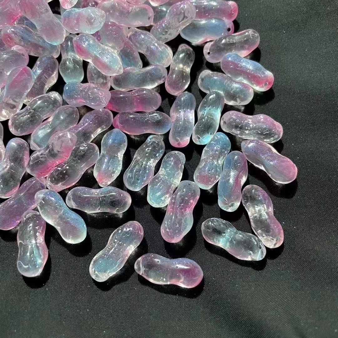 琉璃花生琉璃材料diy手工发簪手链头饰手工材料产品图