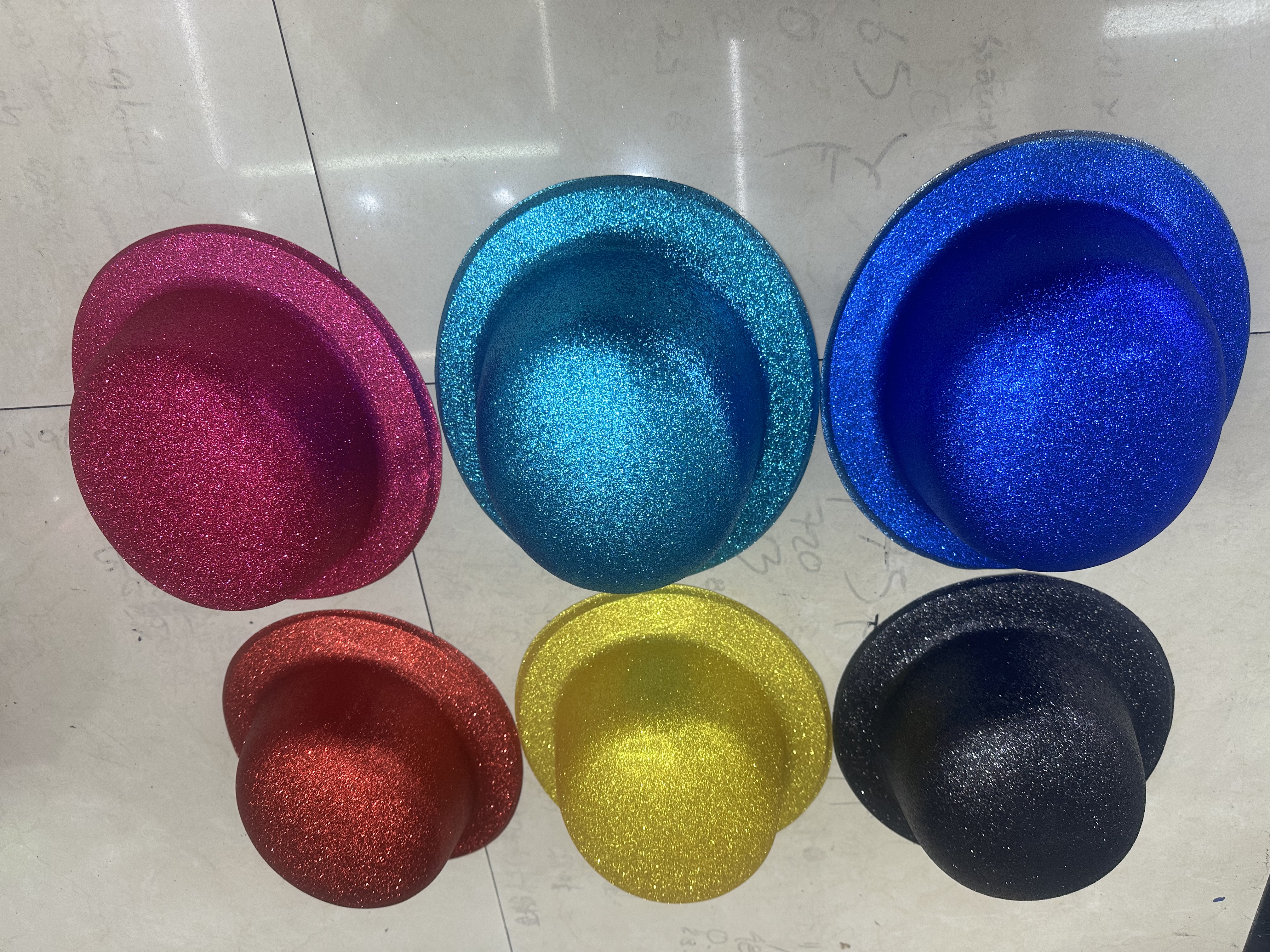 派对帽金粉帽彩色帽产品图