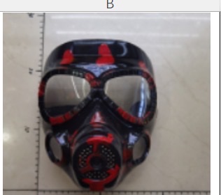 万圣节面具 发光面具 混款细节图