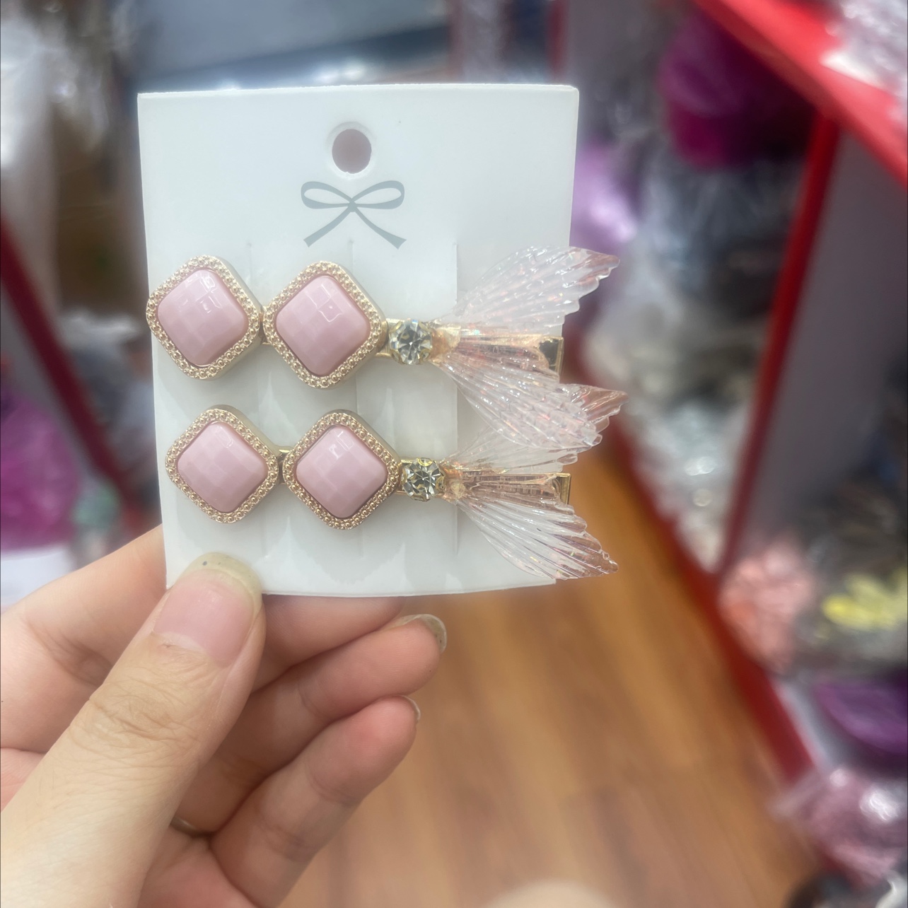 夏日蓝色贝壳海星鱼尾少女发夹海洋风边夹精致头饰简约甜美清新夹详情图5