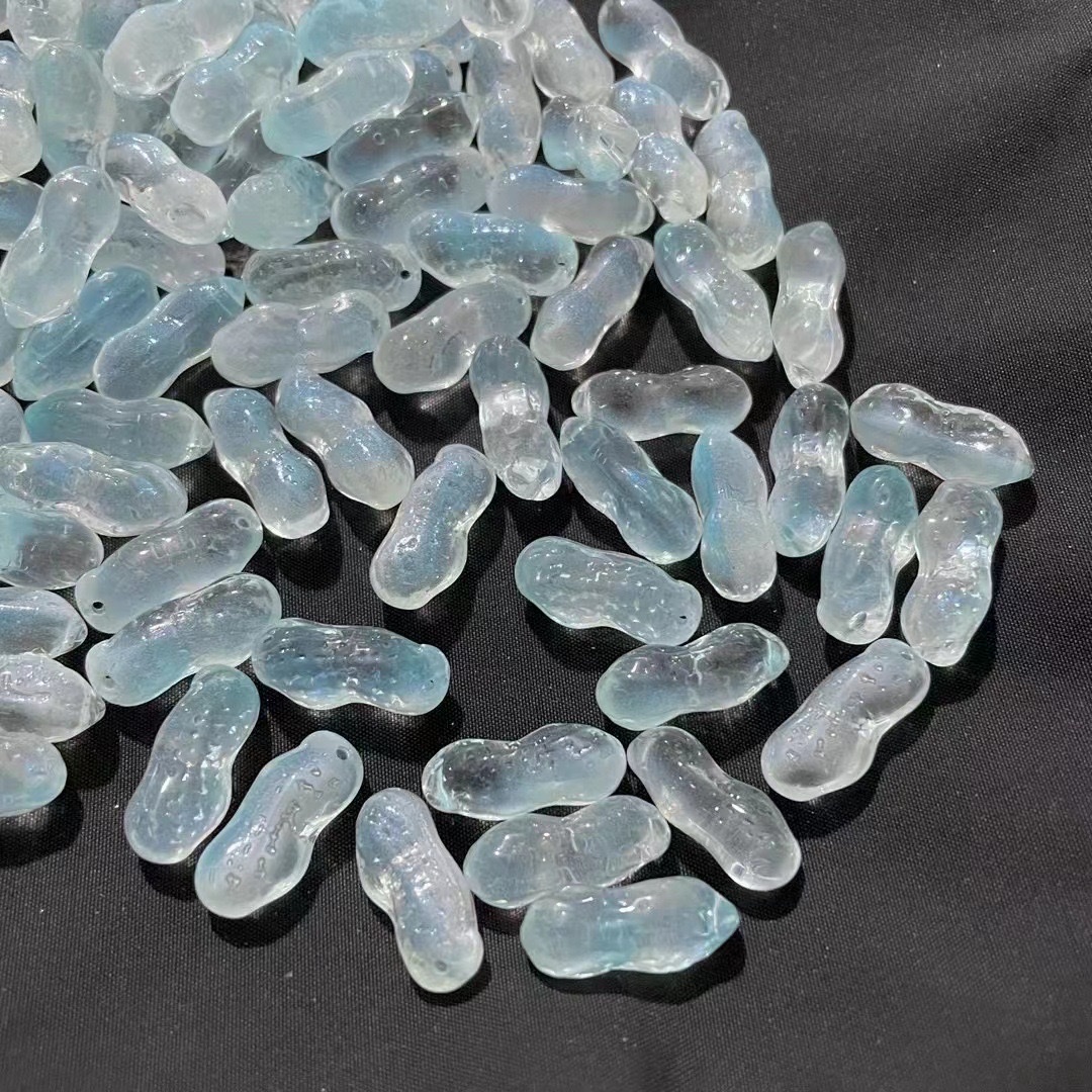 琉璃花生琉璃材料diy手工发簪手链头饰手工材料细节图