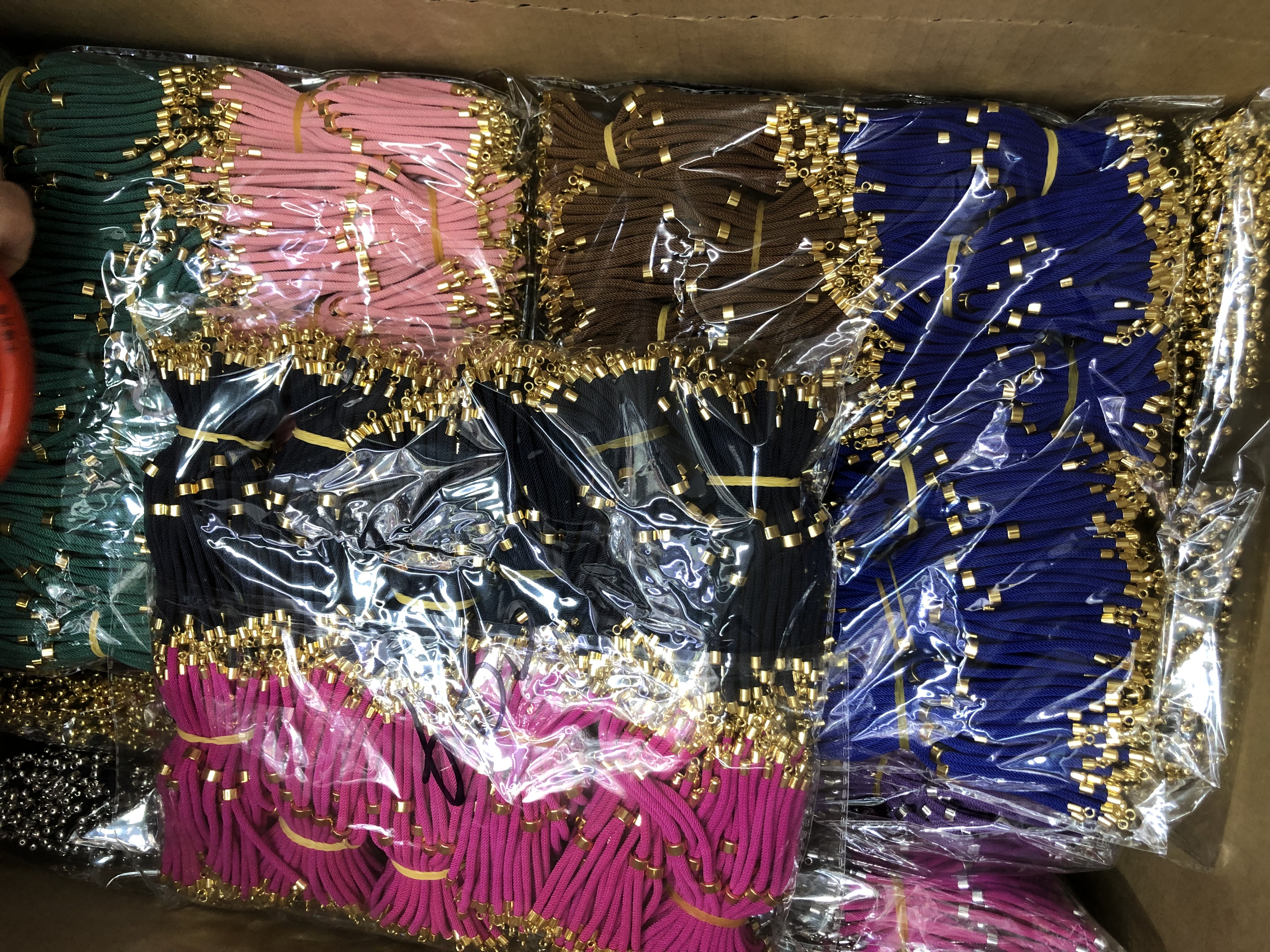 保色铜镀金米兰线生命树红色基础绳夹珠DIY配件手链手绳配件手链手链手串首饰详情图10