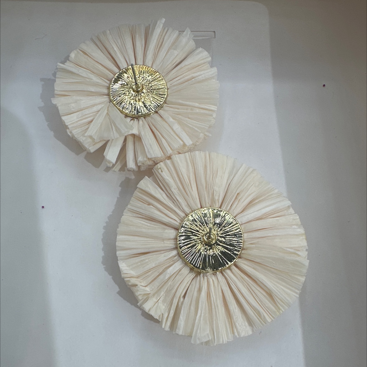 拉菲草夏日耳环明星同款耳饰 高级感饰品 时尚女士耳环 炫酷耳饰 独特设计耳环细节图