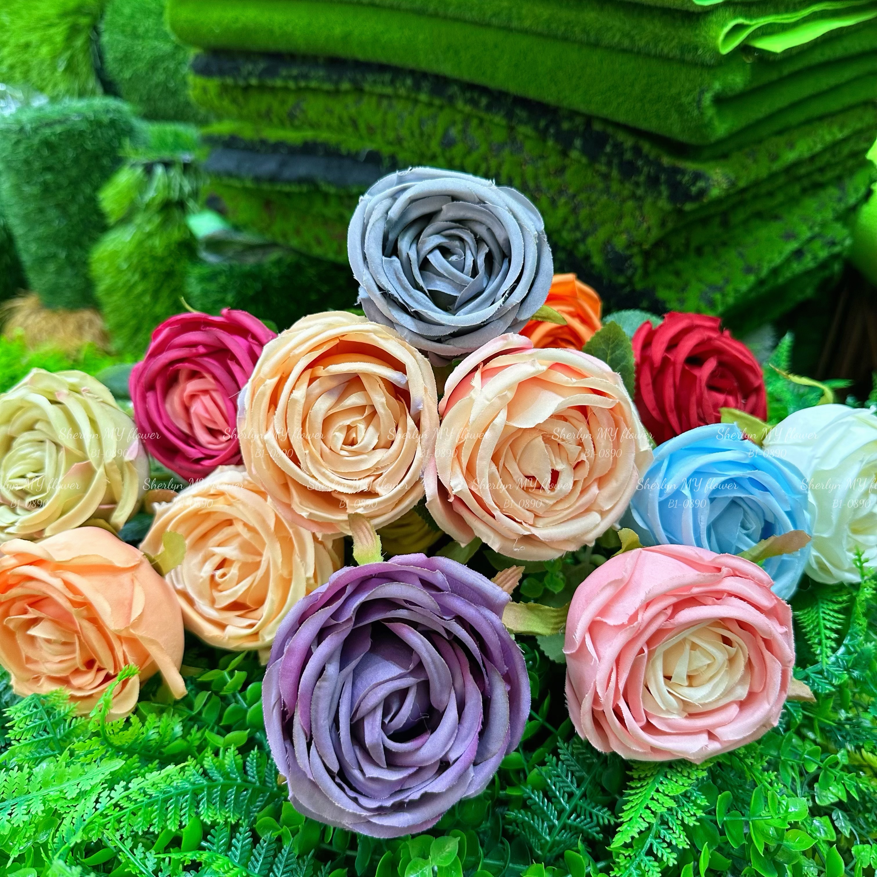 婚庆装饰玫瑰娟花仿真花室内装饰室外装饰DIY 工厂直销详情图4