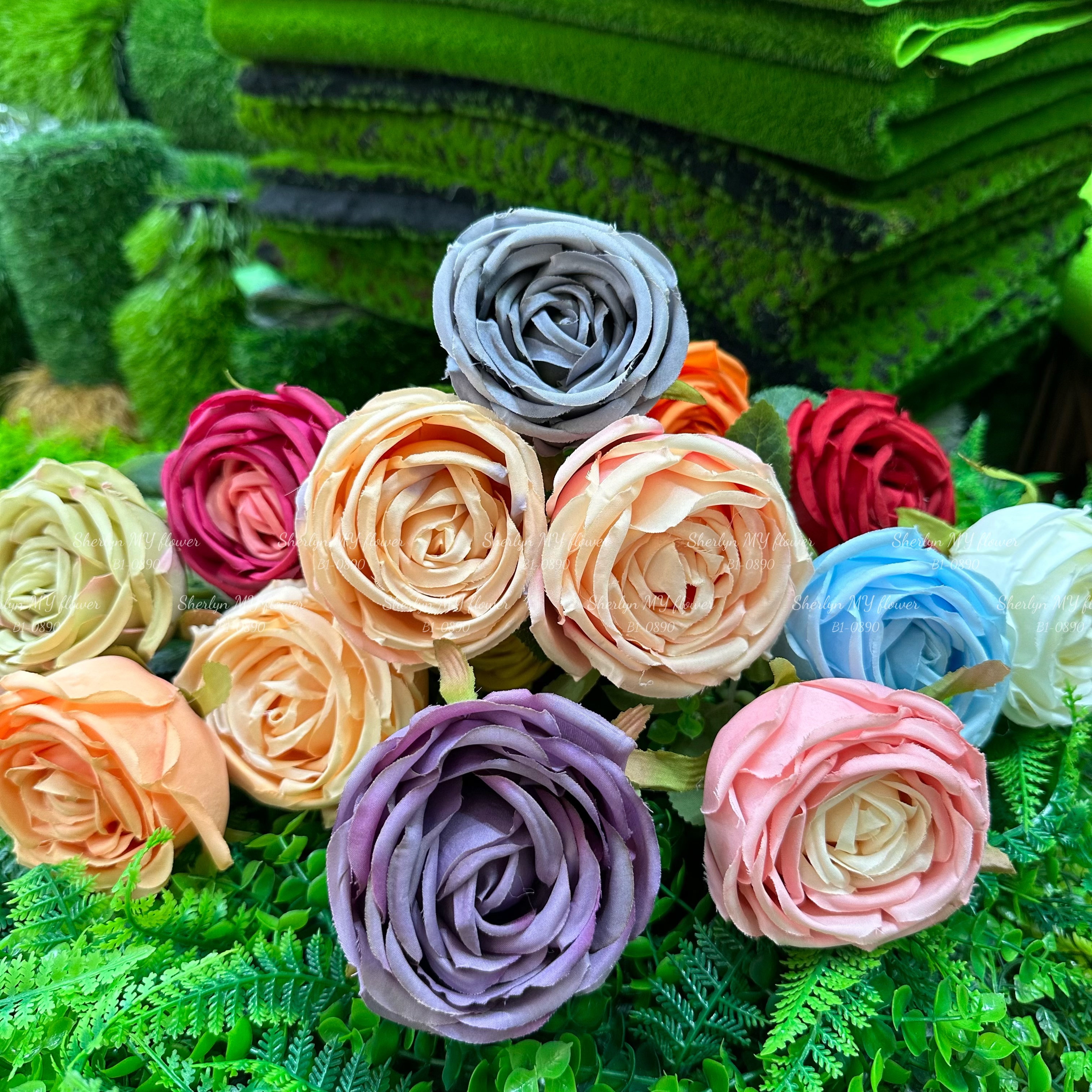 婚庆装饰玫瑰娟花仿真花室内装饰室外装饰DIY 工厂直销详情图6