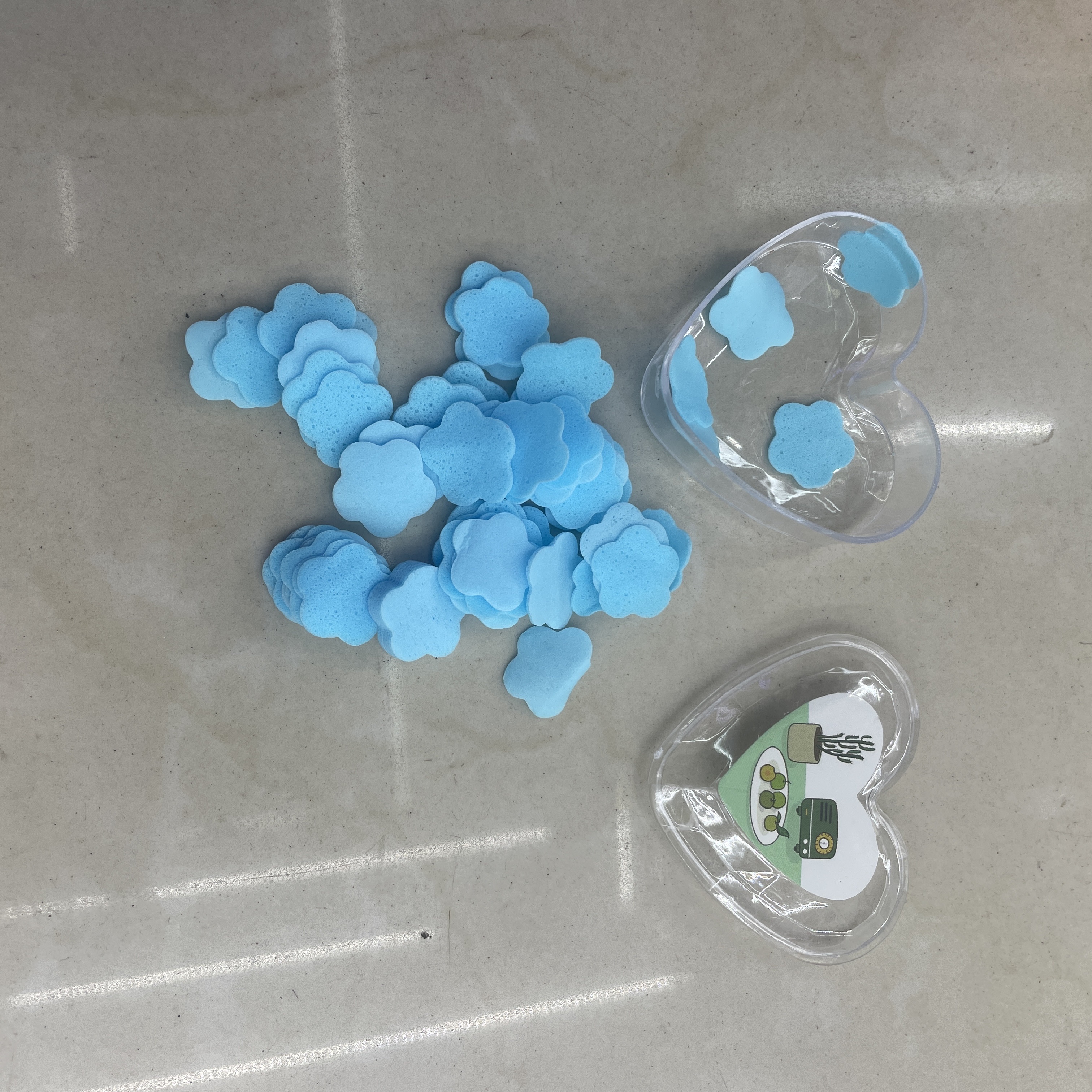 收纳盒奶香小甜心小香皂片洗手洗泡泡动手益智过家家细节图
