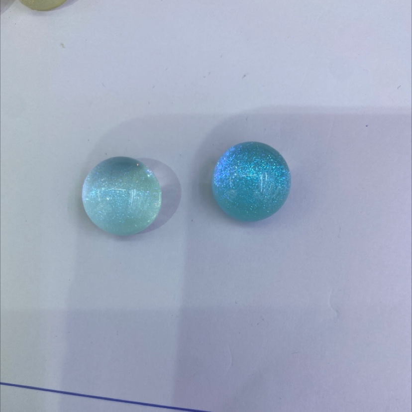 饰品配件饰品配件饰品陪件饰品陪件半圆加粉树脂配件细节图