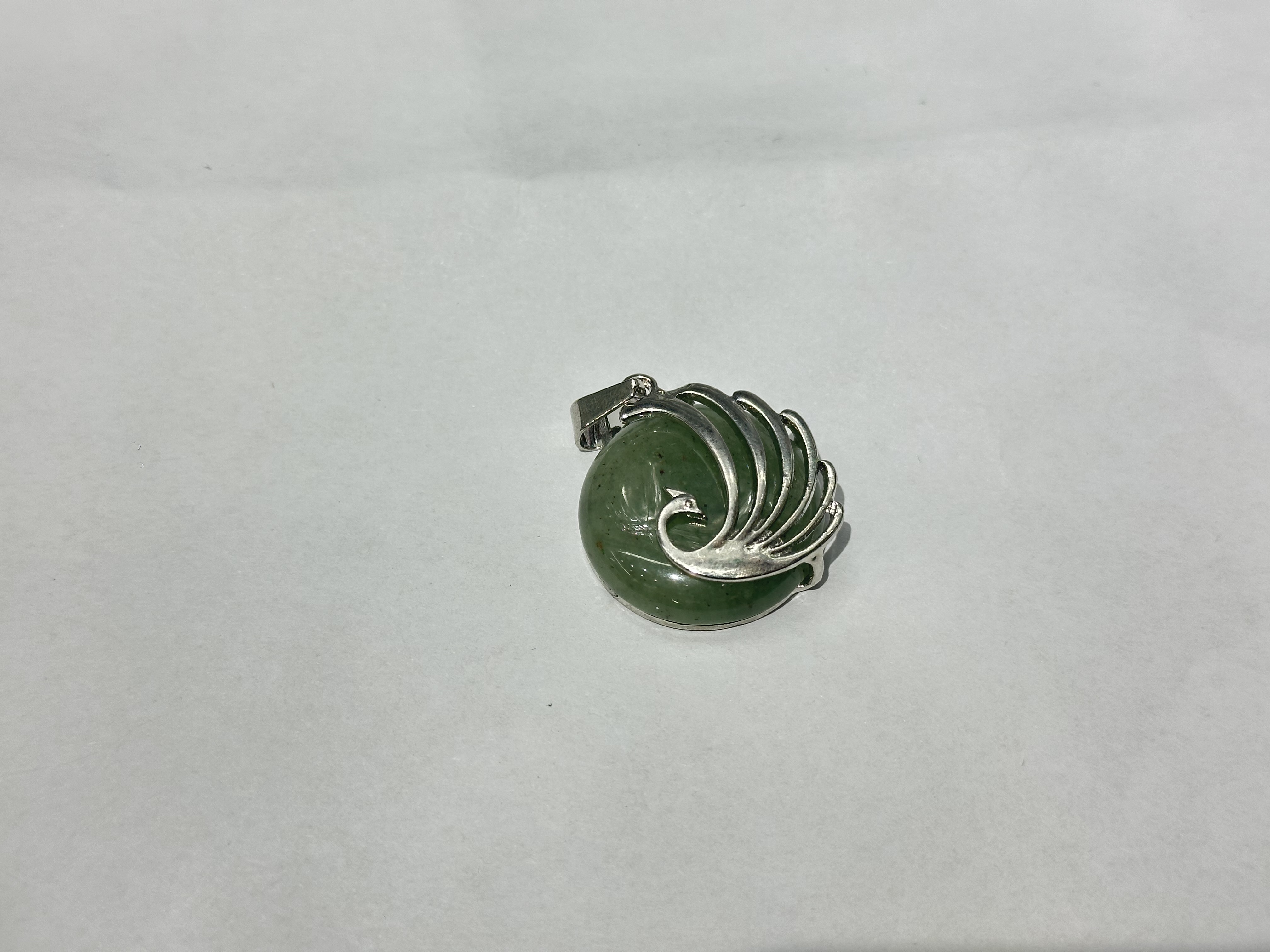 New peacock jewelry accessories, natural stone jewelry accessories, pendant DIY accessories, DIY pendant accessories, semi-finished jewelry accessories DIY details Picture