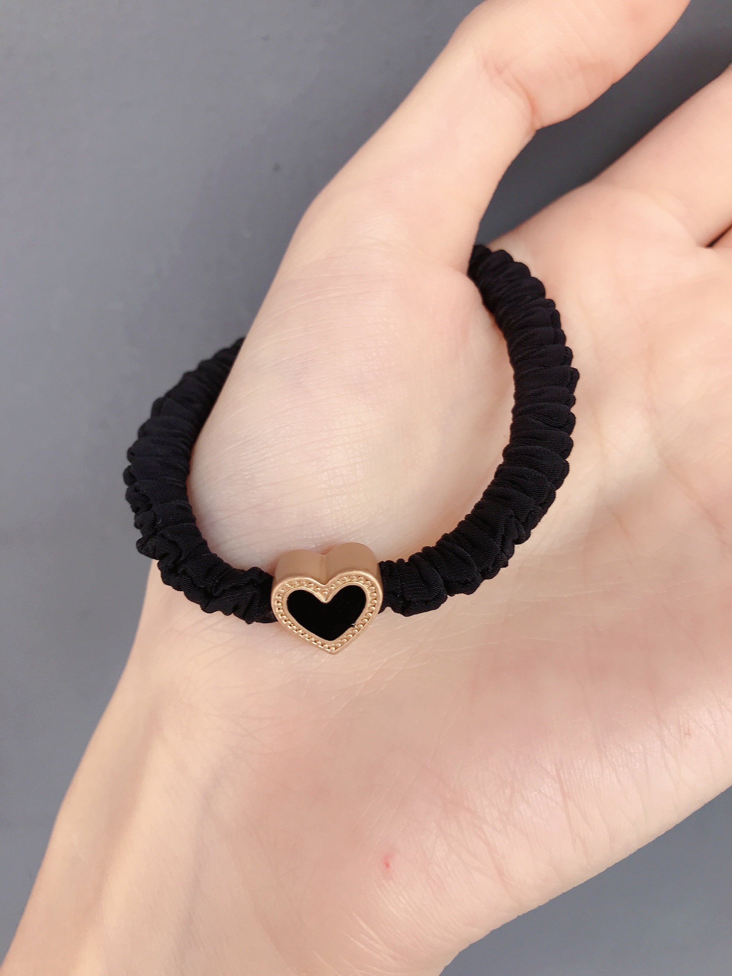 发饰头绳饰品 创意简约时尚发饰美发绳，合金布艺发饰