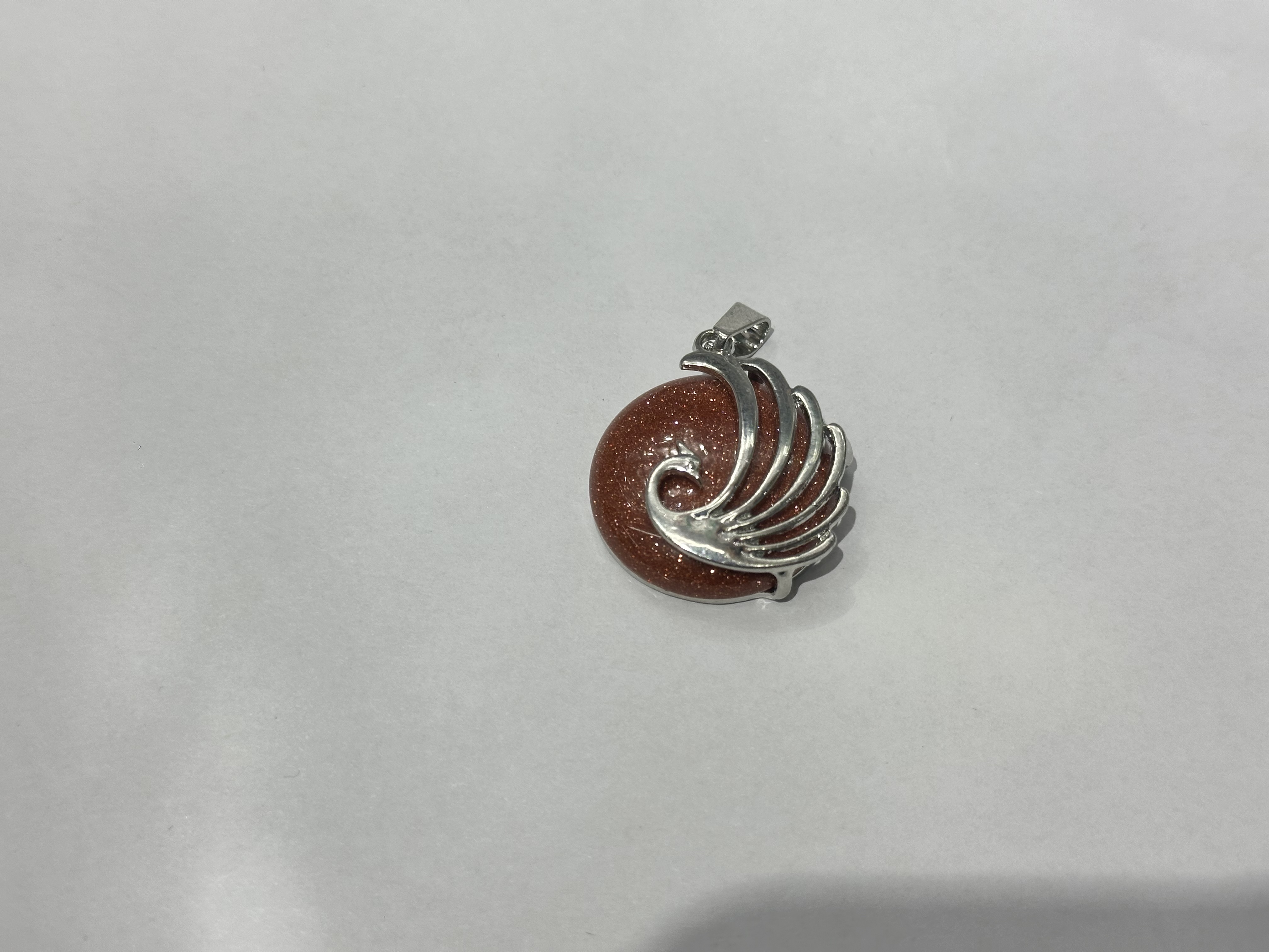 New peacock jewelry accessories, natural stone jewelry accessories, pendant DIY accessories, DIY pendant accessories, semi-finished jewelry accessories DIY Specification image