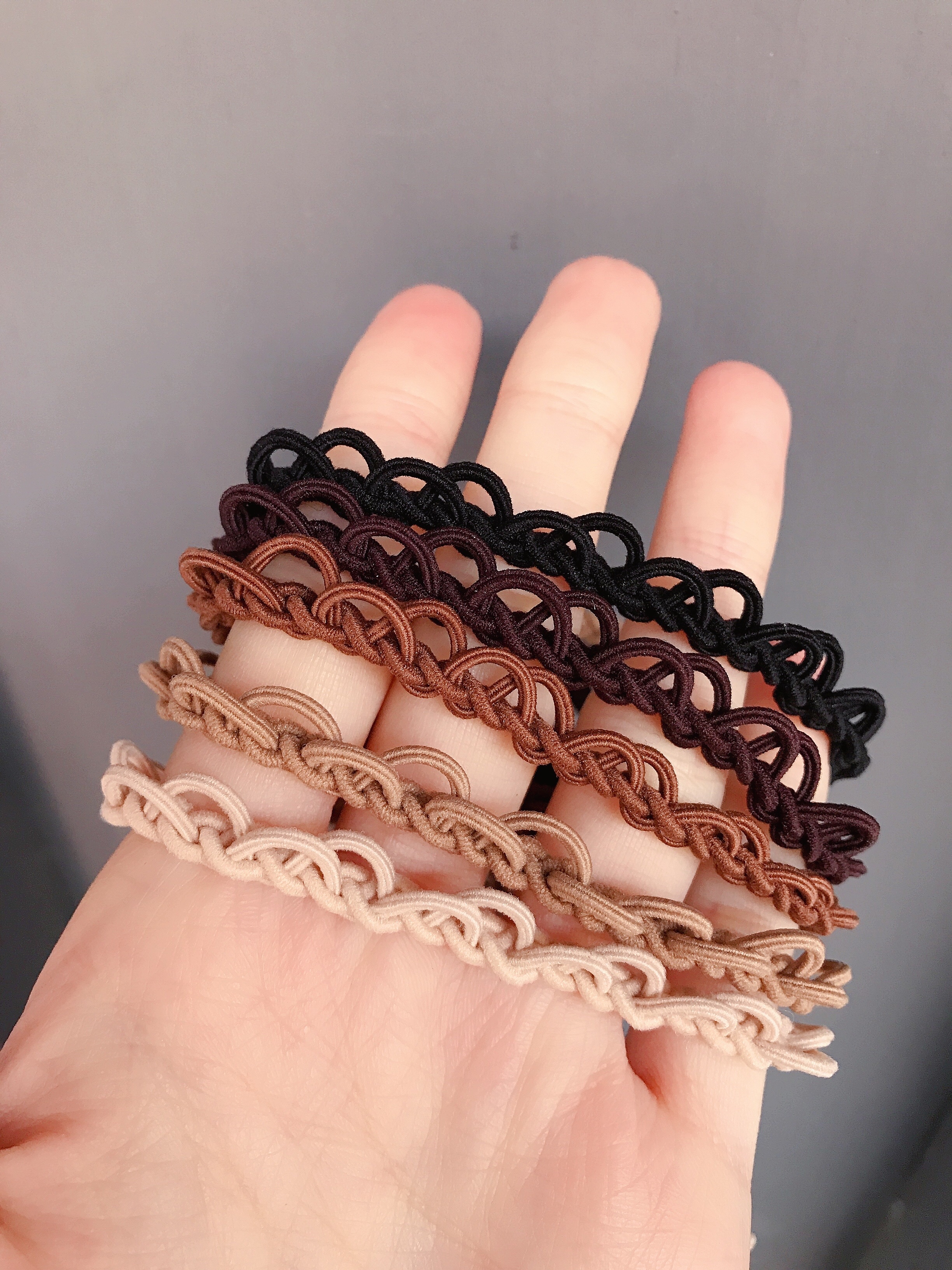 发饰必备 打底发绳 头绳饰品组合 女士时尚发绳 多款随机发货