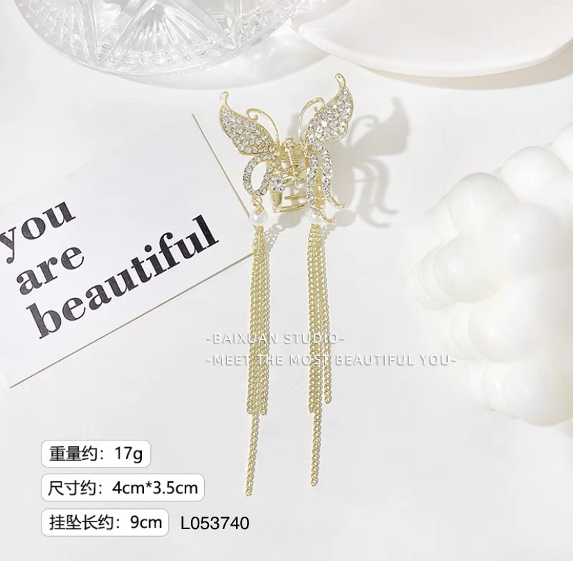 Shark Clip Design Creative Accessories Hair Accessories Hair Clip Clip Unique Shape Lasting Fixed Without Damaging Hair Quality Fashion Trend Essential Hair Accessories Application Scenario