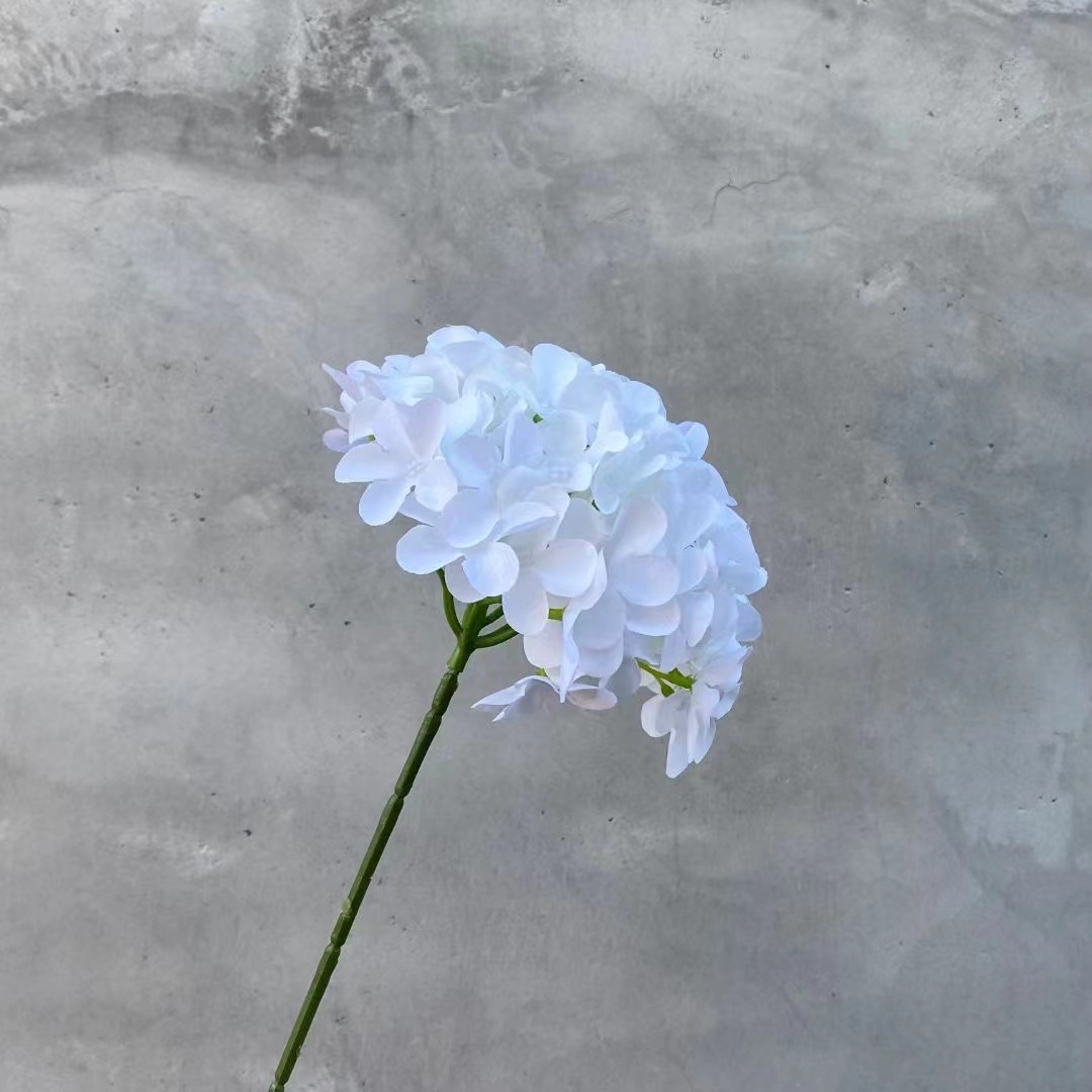 婚庆绣球花人造花仿真花硅胶花束 假花仿真花装饰品 室内外装饰花艺美观耐久