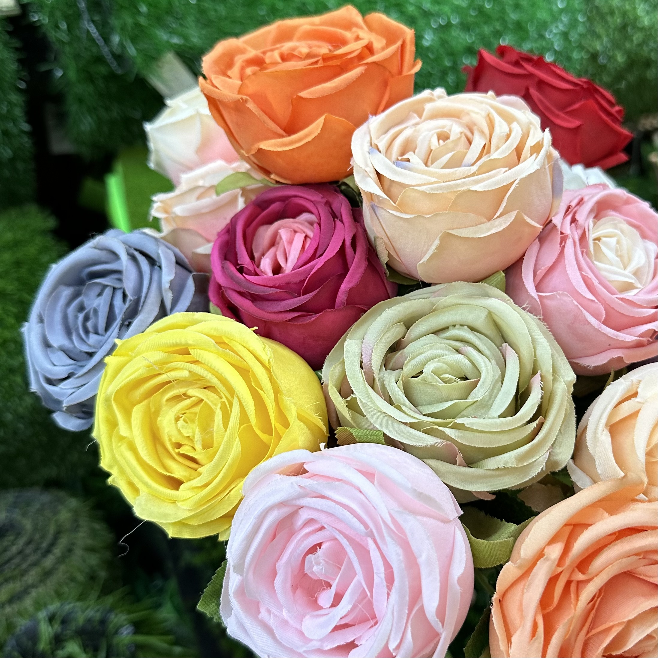 婚庆装饰玫瑰娟花仿真花室内装饰室外装饰DIY 工厂直销详情图2