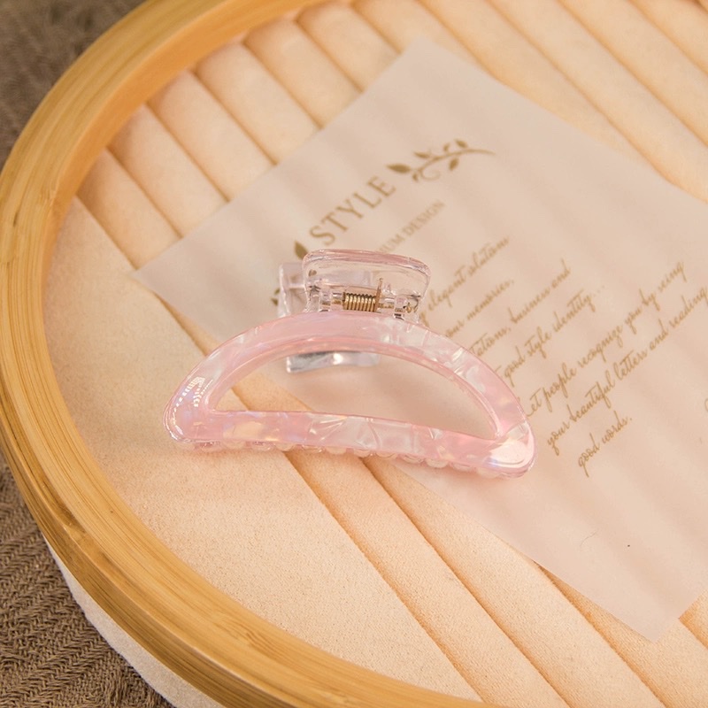 2024新款亚克力抓夹女高级感鲨鱼夹小号发夹后脑勺发量少发抓发饰发夹发饰抓夹创意饰品鲨鱼夹详情图4