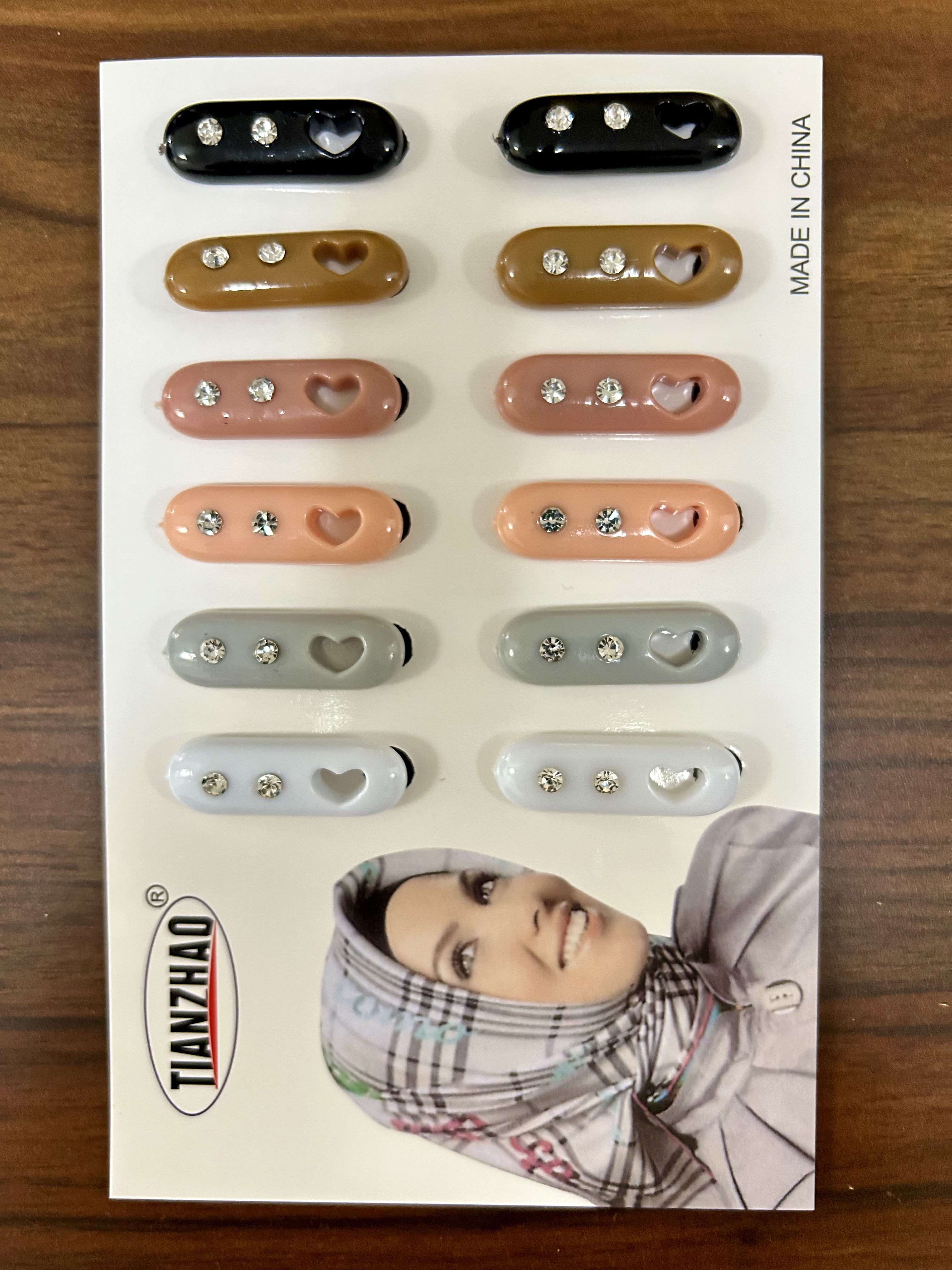 穆斯林丝巾夹，带钻丝巾夹详情图4