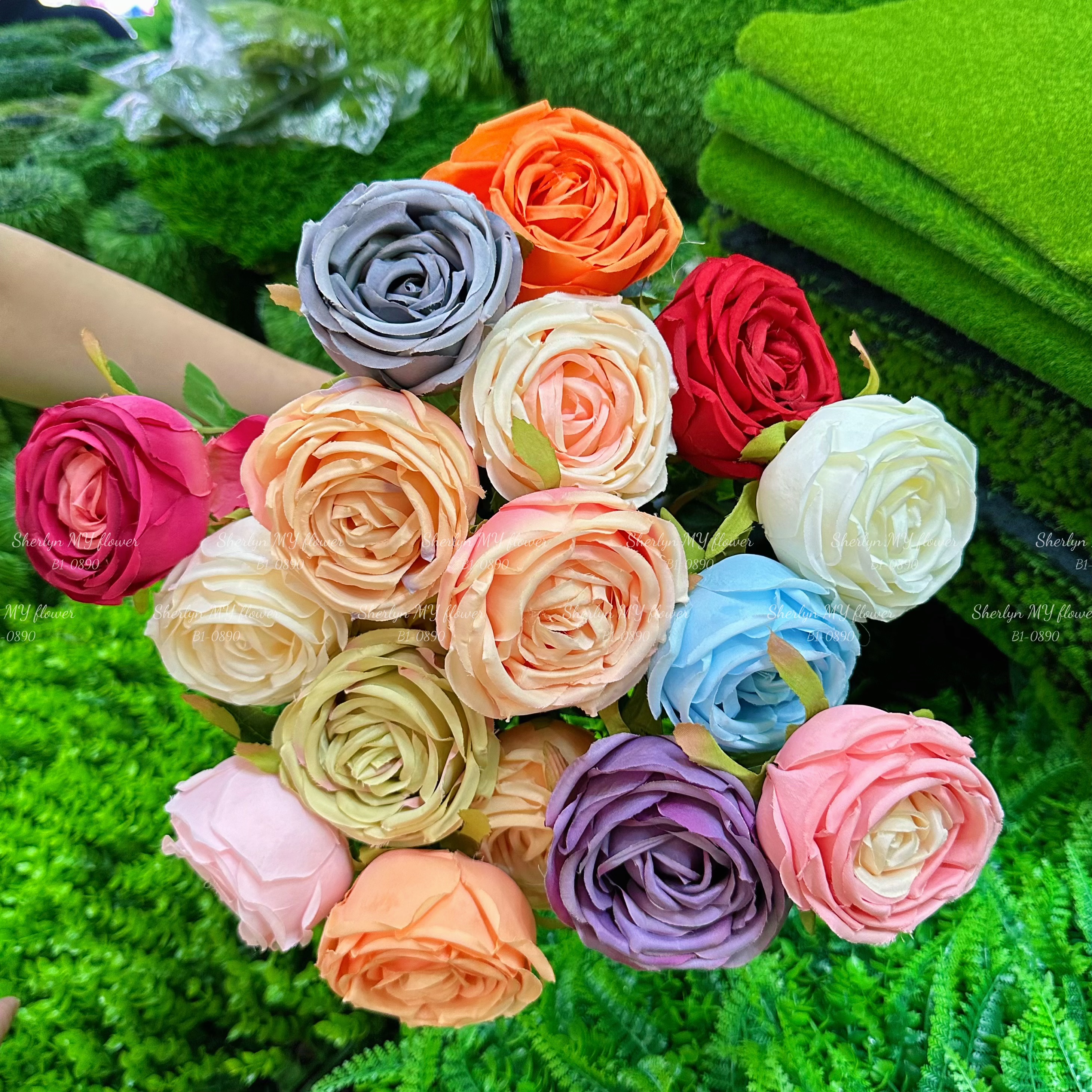 婚庆装饰玫瑰娟花仿真花室内装饰室外装饰DIY 工厂直销