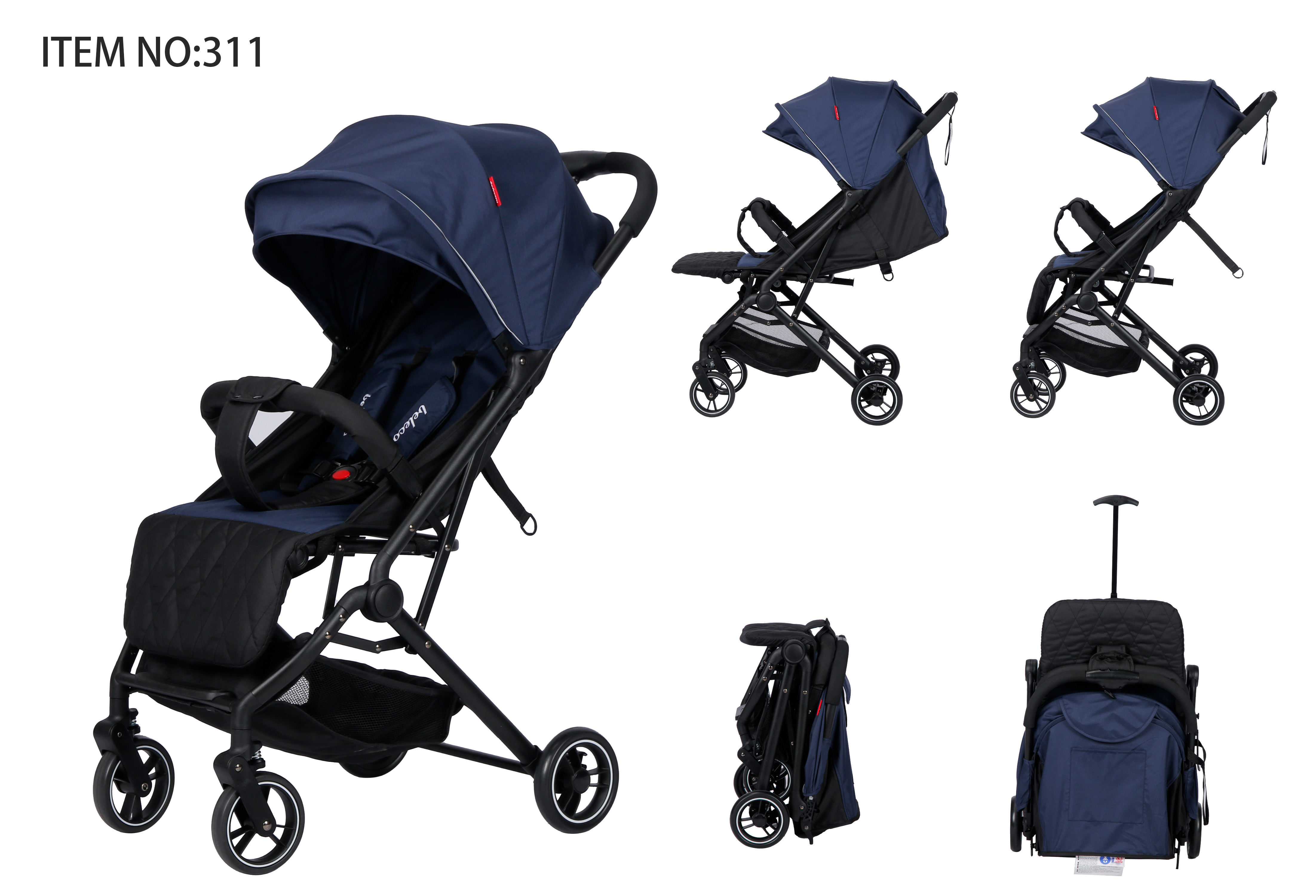 Belico baby stroller three-fold, lightweight stroller Application Scenario