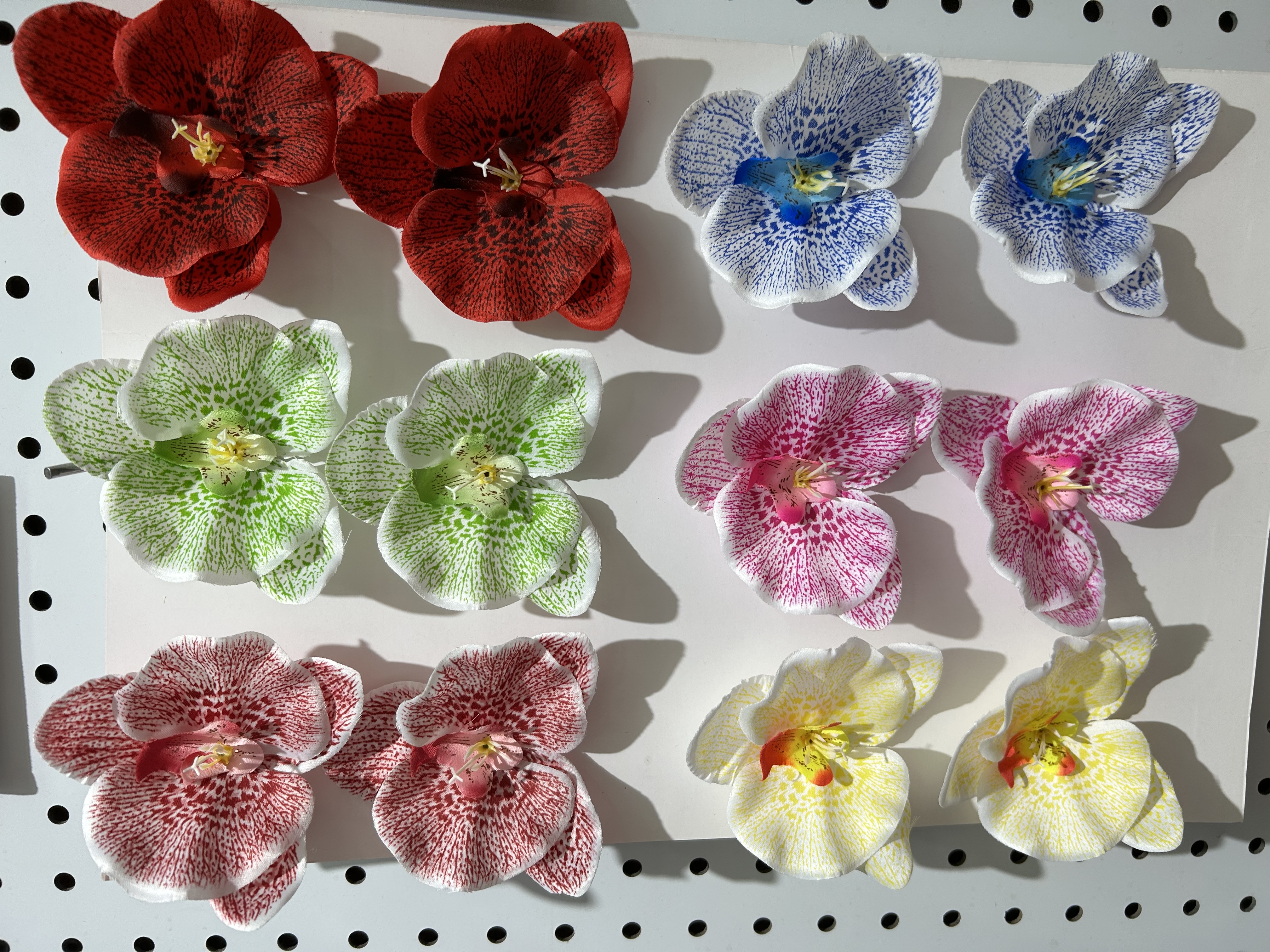 大蝴蝶兰花头，仿真花花头，工艺品，配件，花类，DIY手工